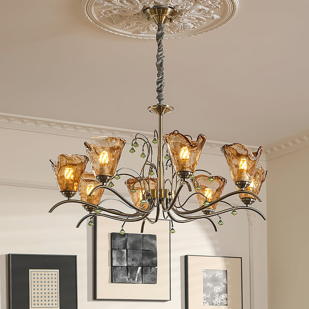 Givona Lustre en Verre Floral - Neutralighting
