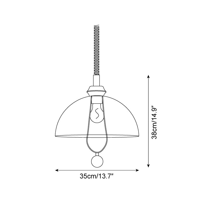 Orlena Lampe Suspendue en Verre - Neutralighting