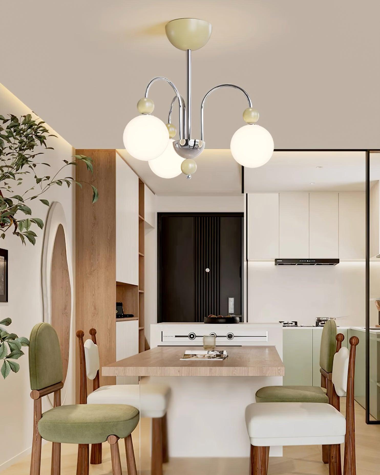 Vierra Lustra Lustre Carisa Rouge Vert Moderne - Neutralighting