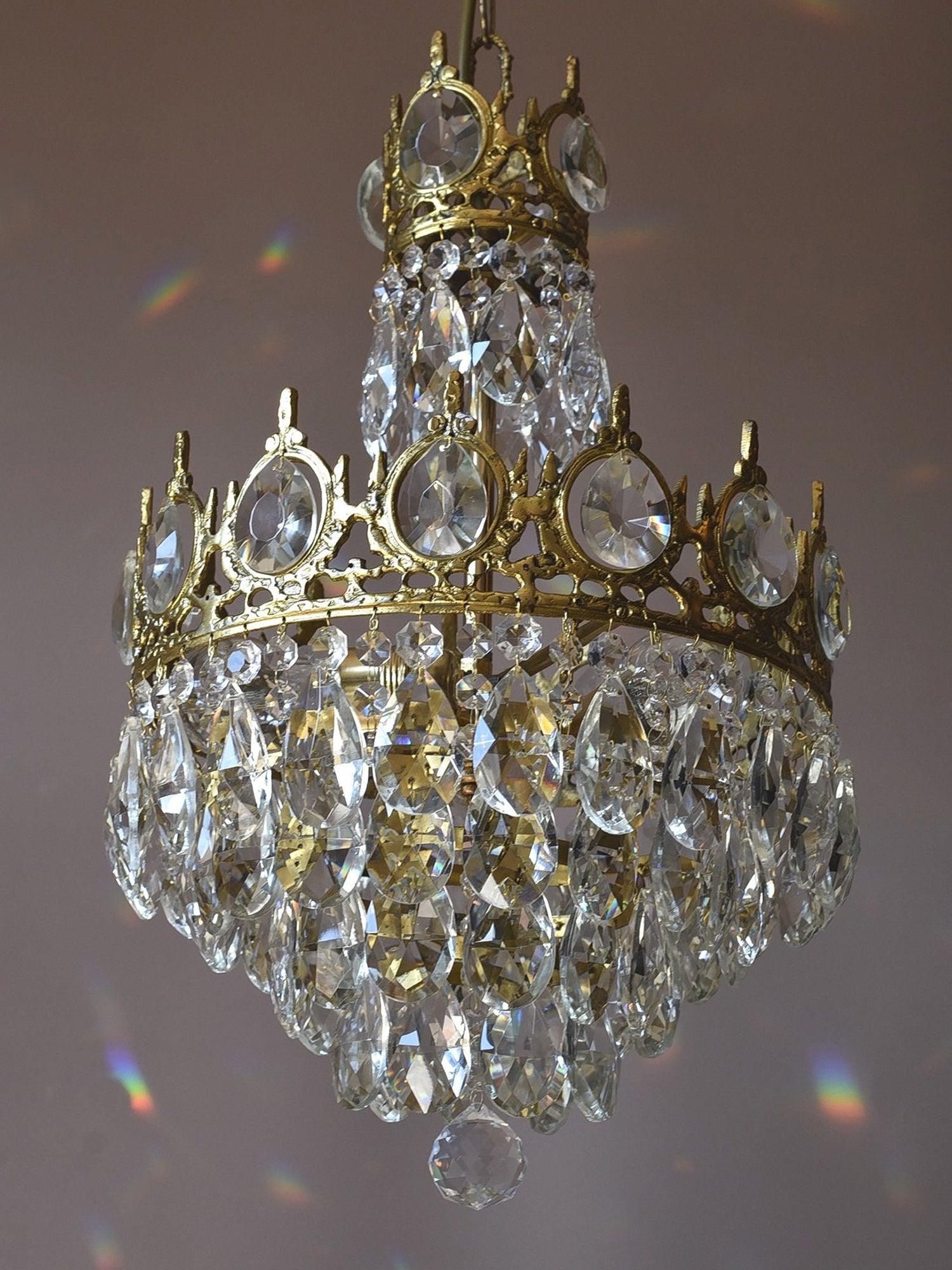 Vintage Crystal Chandelier - Blowlighting