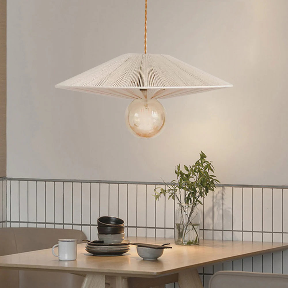 Ritta Cristal Métal Ficelle Suspension Salle à Manger - Neutralighting