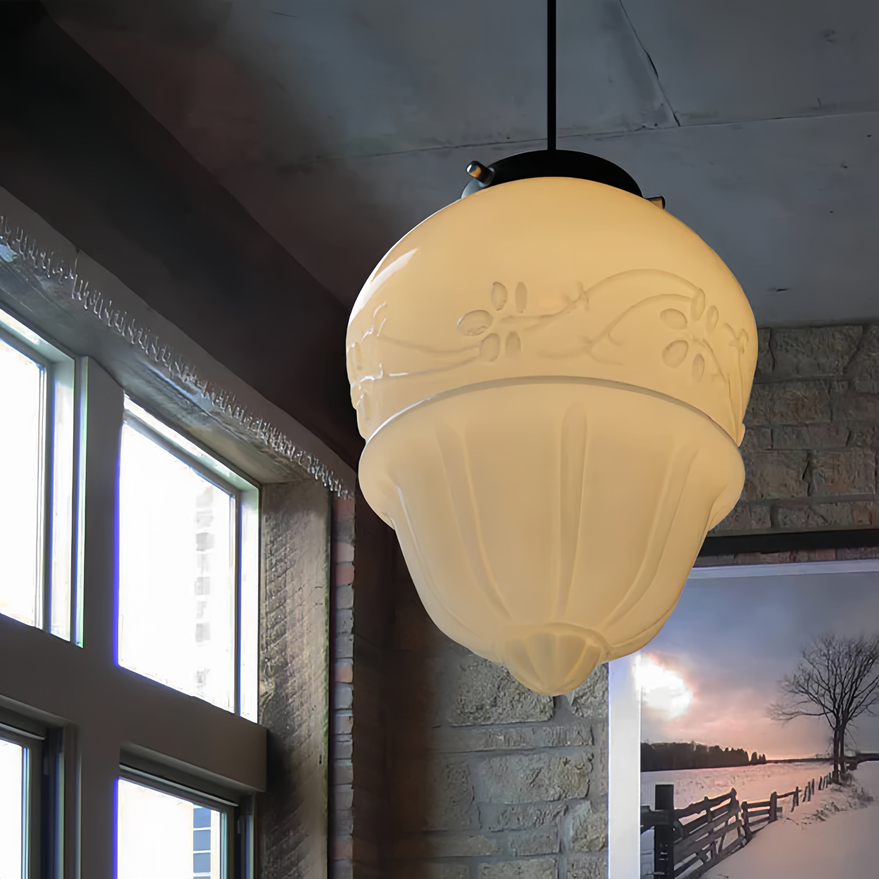 Valentina Minimaliste LED Suspension Verre Salon/Salle À Manger - Neutralighting