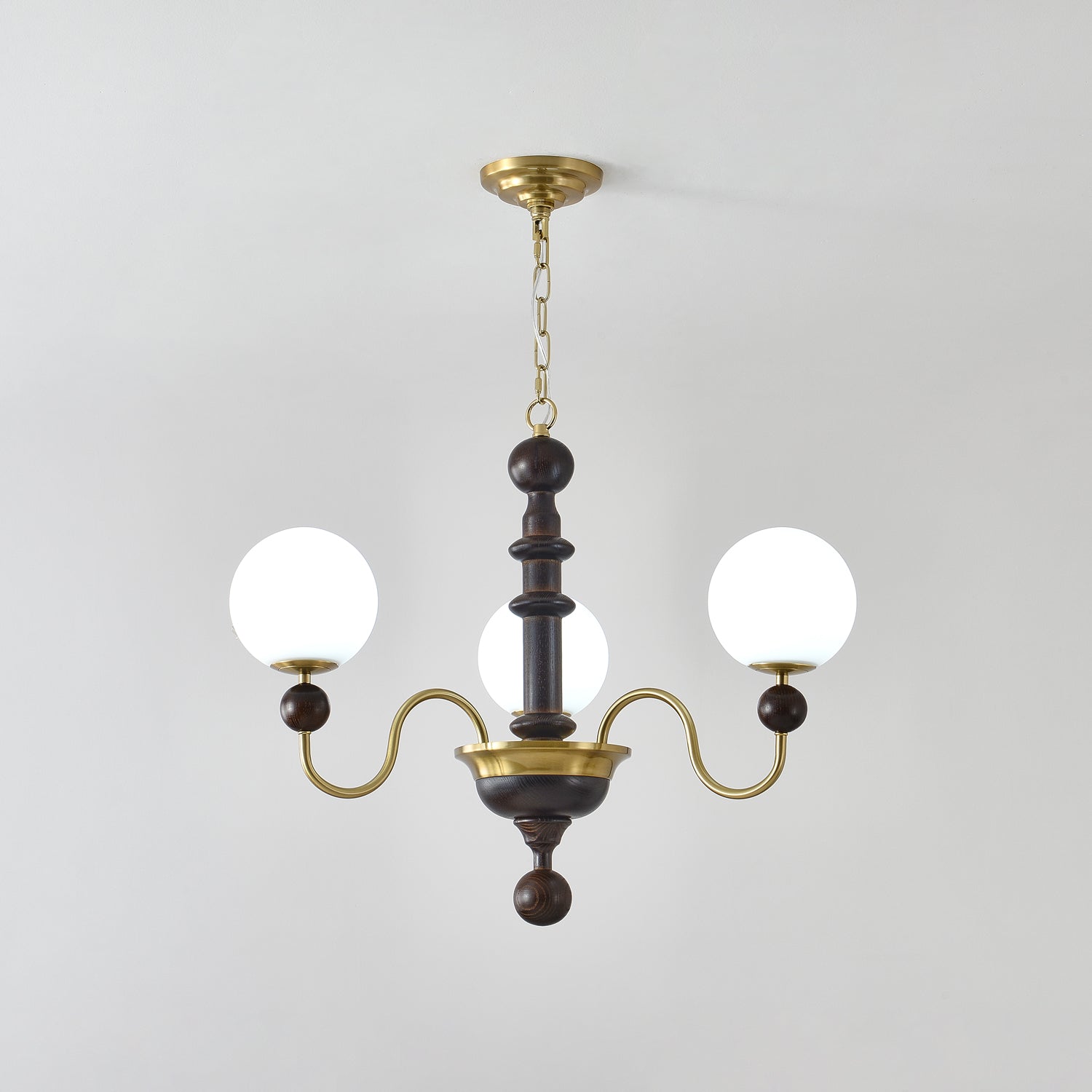 Aurora Chandelier Vintage Curved Sphere - Blowlighting