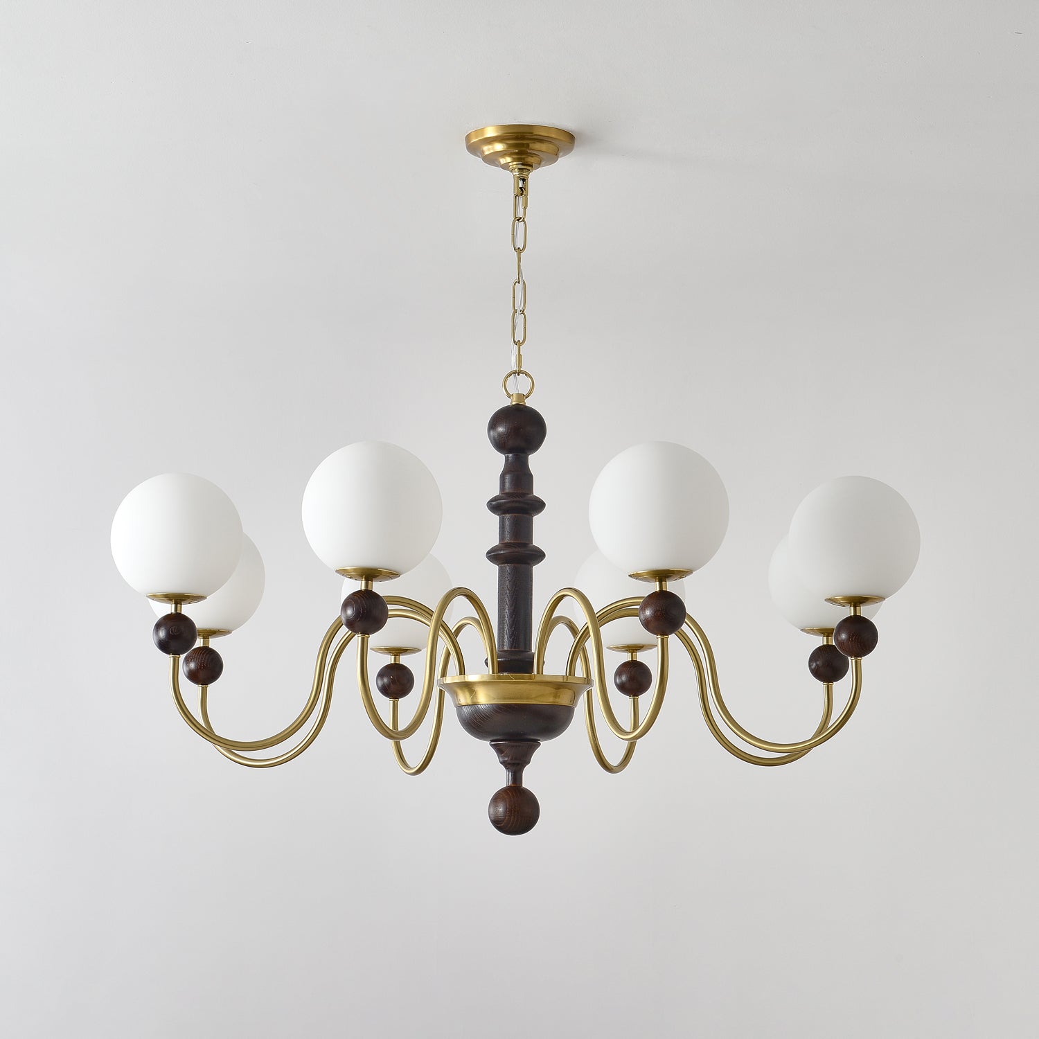 Aurora Chandelier Vintage Curved Sphere - Blowlighting