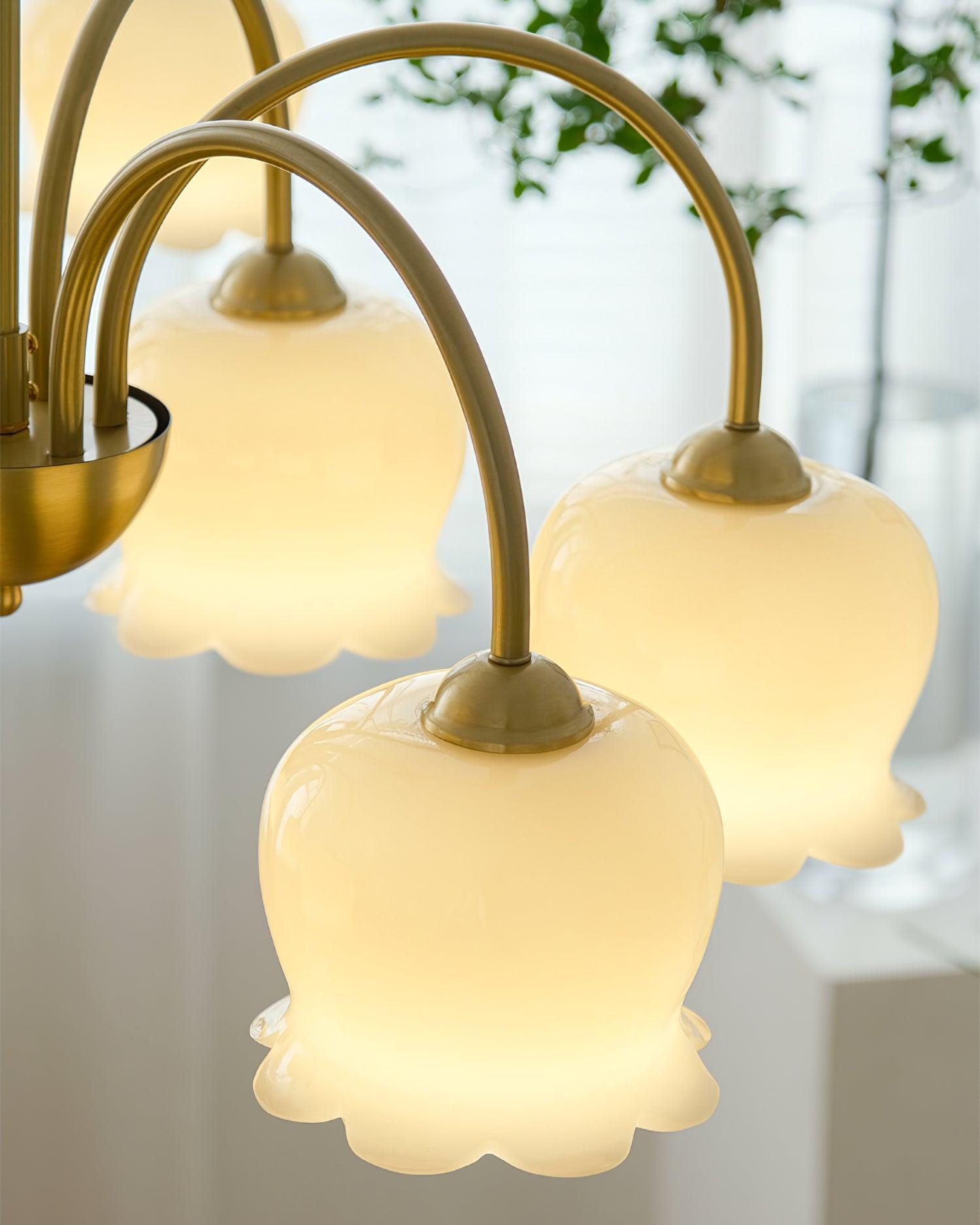 Fionel Lustre en Verre Pétale Floral - Neutralighting