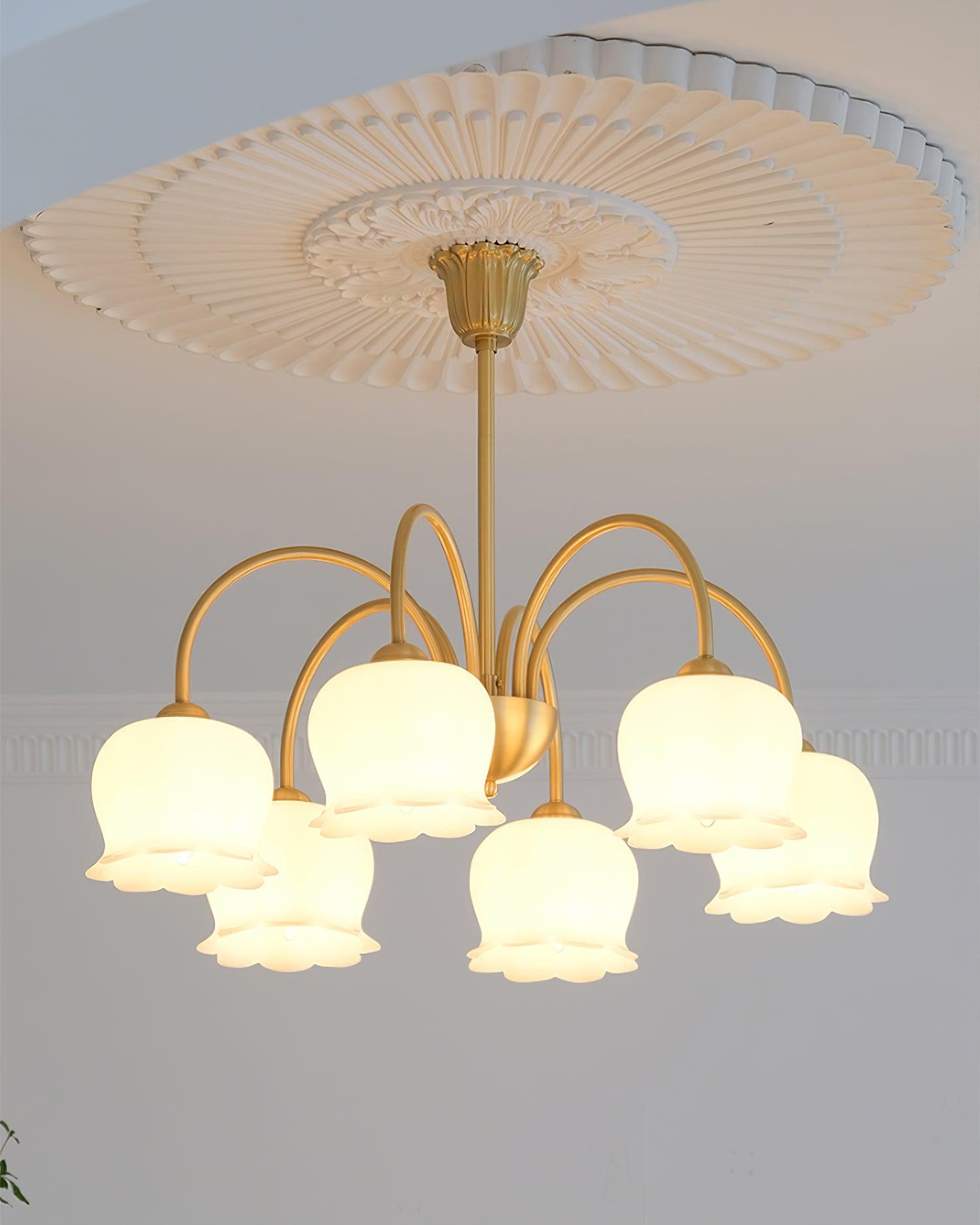 Fionel Lustre en Verre Pétale Floral - Neutralighting