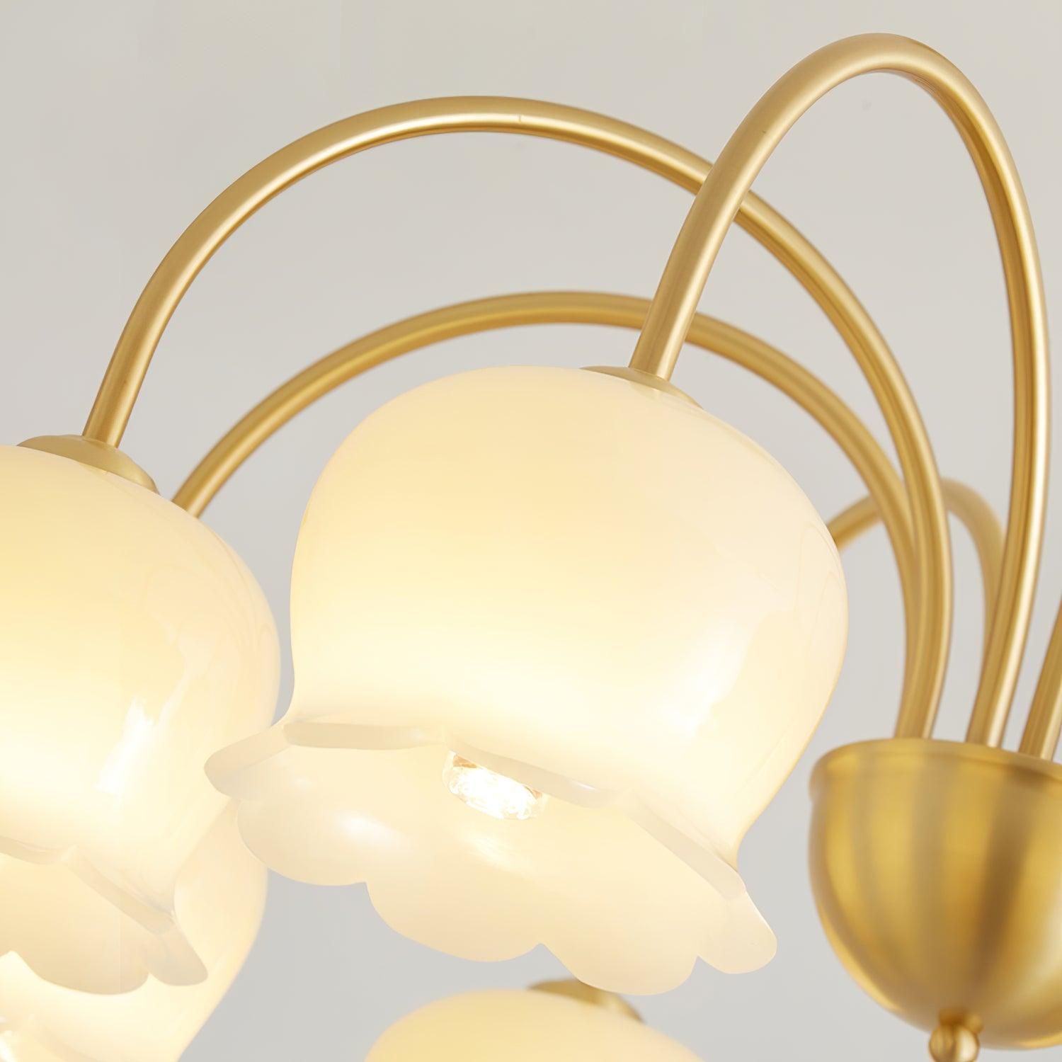 Fionel Lustre en Verre Pétale Floral - Neutralighting