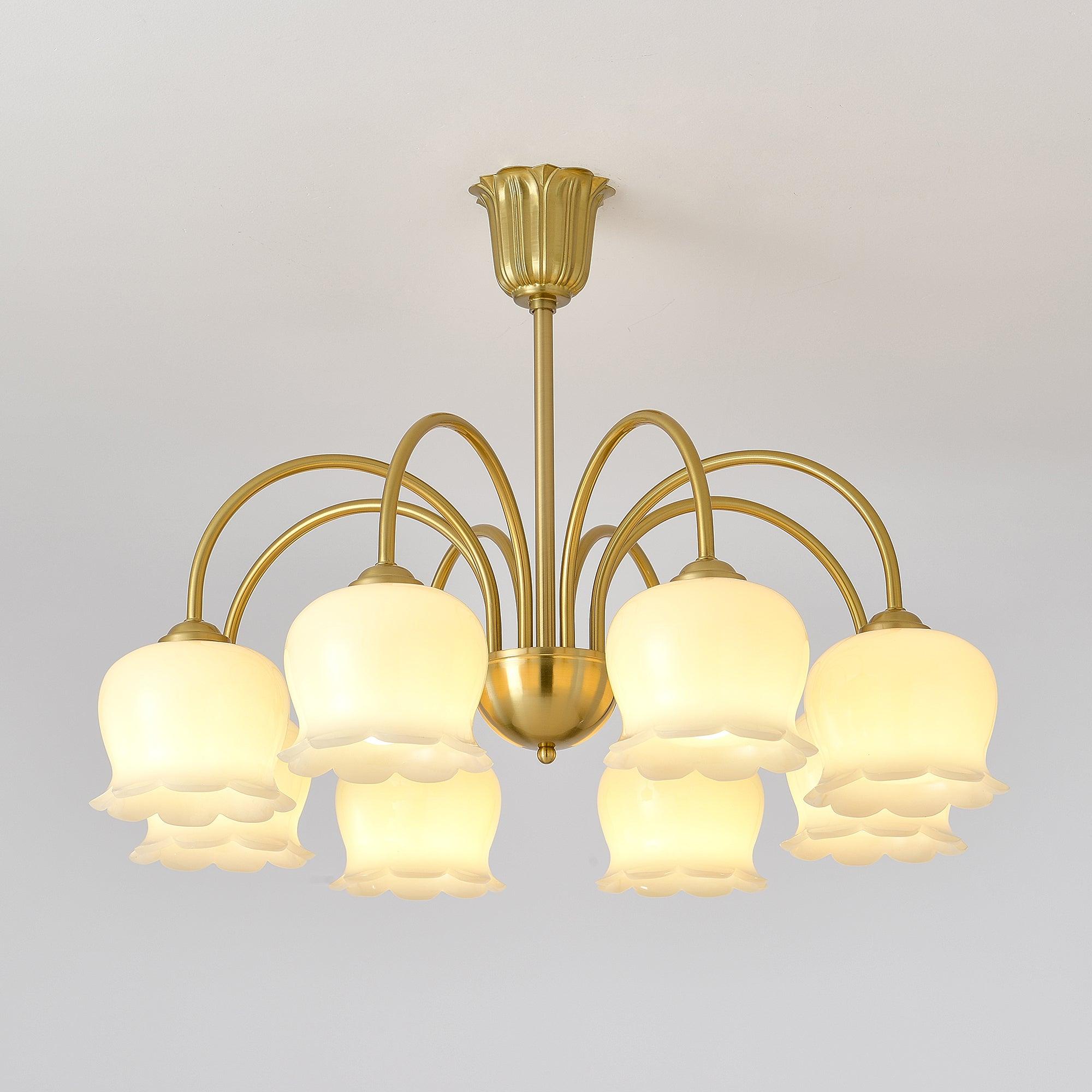 Fionel Lustre en Verre Pétale Floral - Neutralighting
