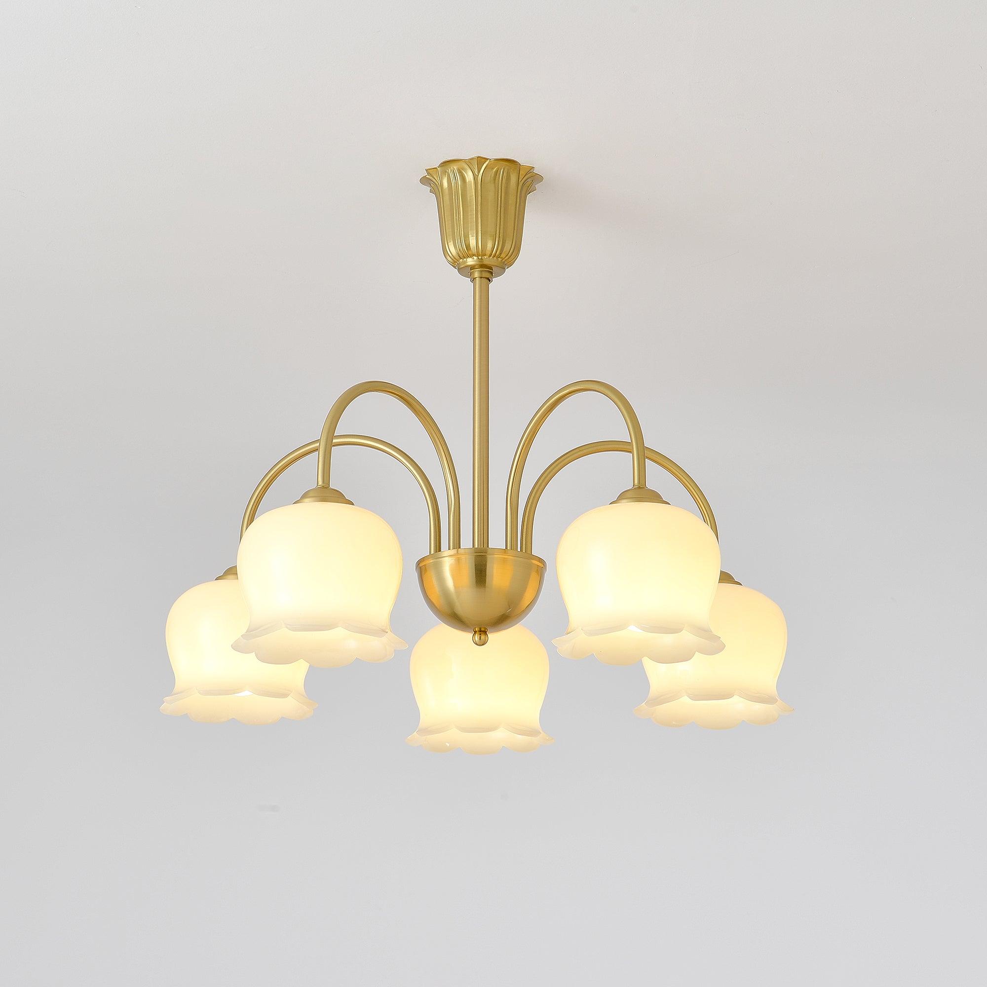 Fionel Lustre en Verre Pétale Floral - Neutralighting