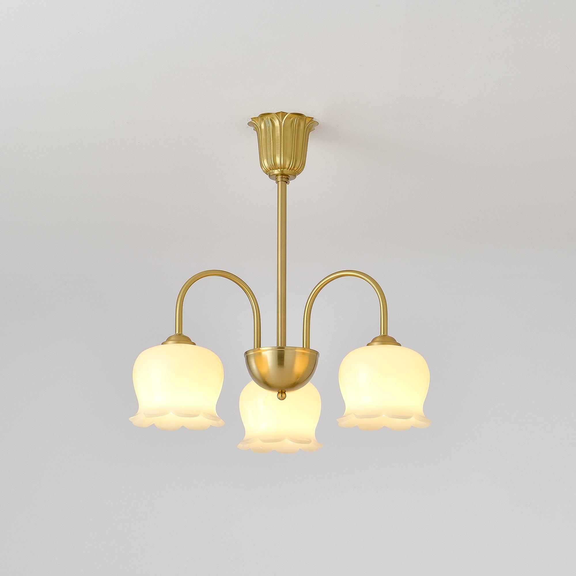 Fionel Lustre en Verre Pétale Floral - Neutralighting