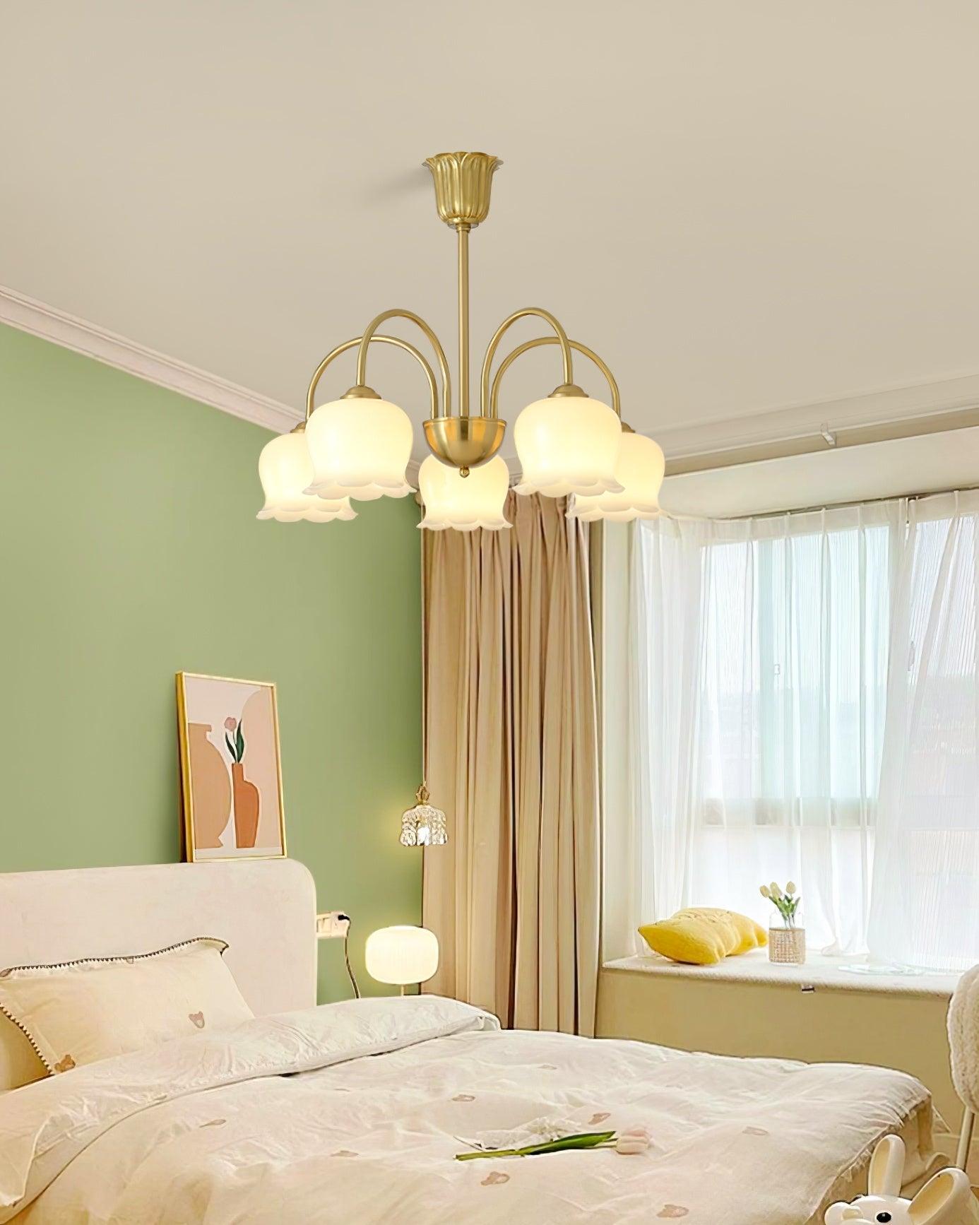 Fionel Lustre en Verre Pétale Floral - Neutralighting