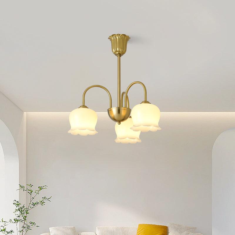 Fionel Lustre en Verre Pétale Floral - Neutralighting