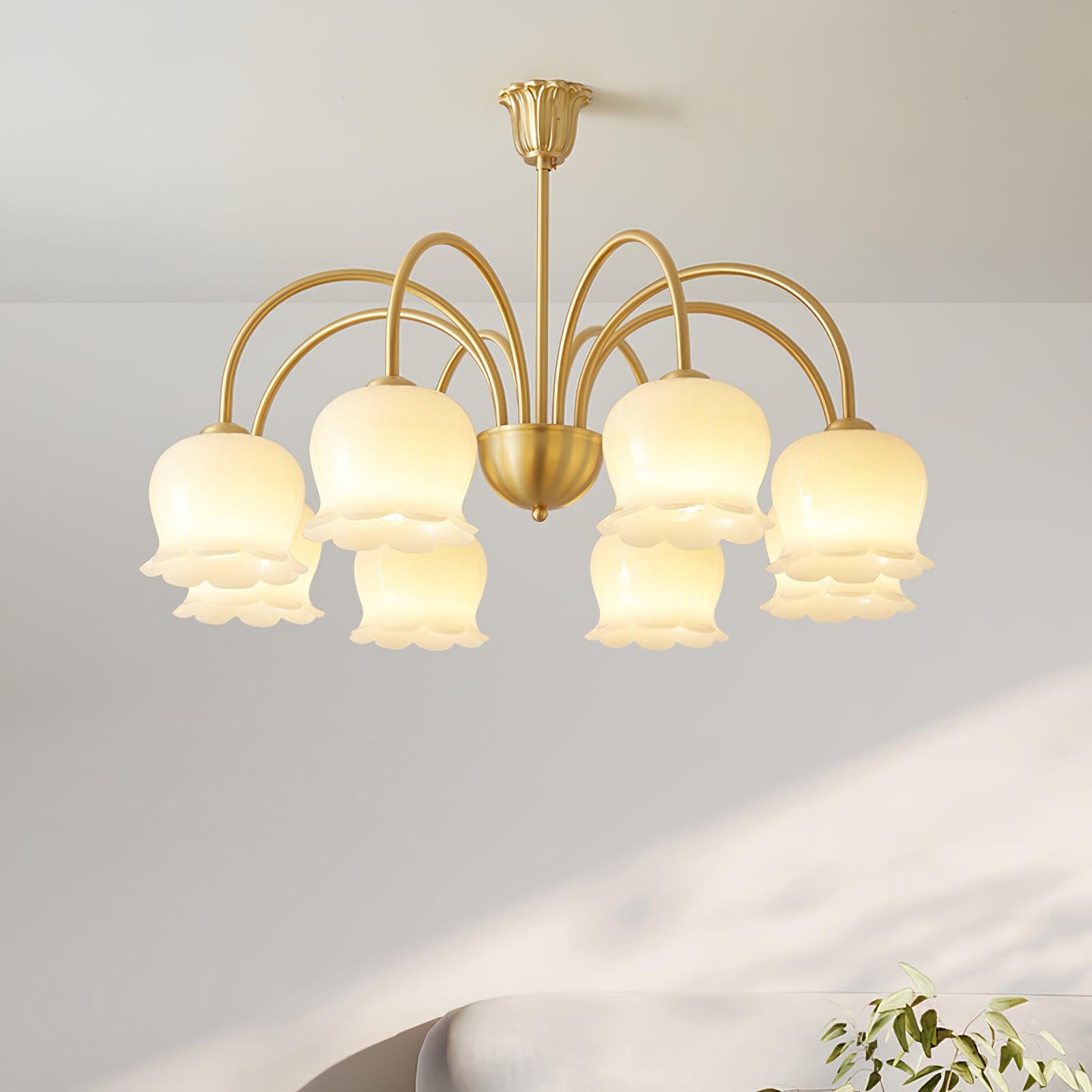 Fionel Lustre en Verre Pétale Floral - Neutralighting