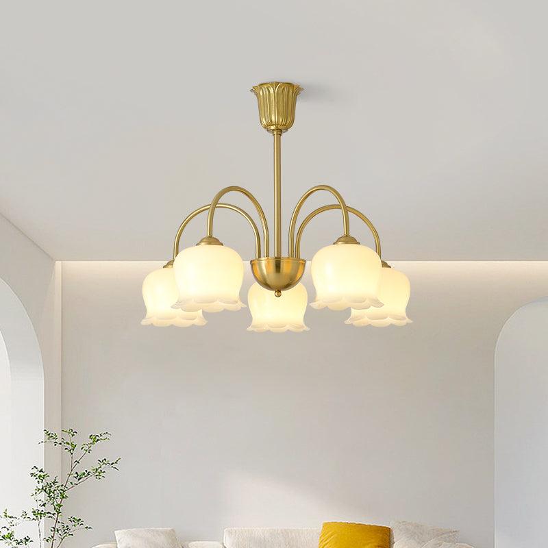 Fionel Lustre en Verre Pétale Floral - Neutralighting