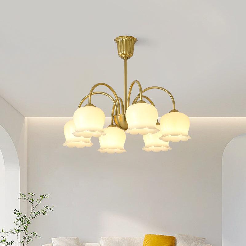 Fionel Lustre en Verre Pétale Floral - Neutralighting