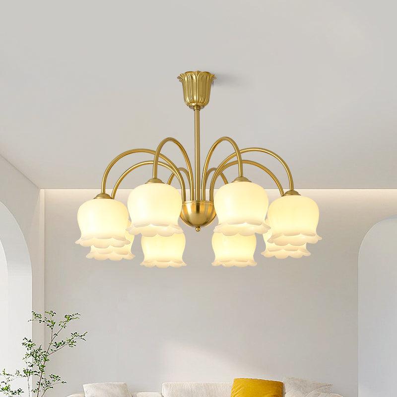 Fionel Lustre en Verre Pétale Floral - Neutralighting
