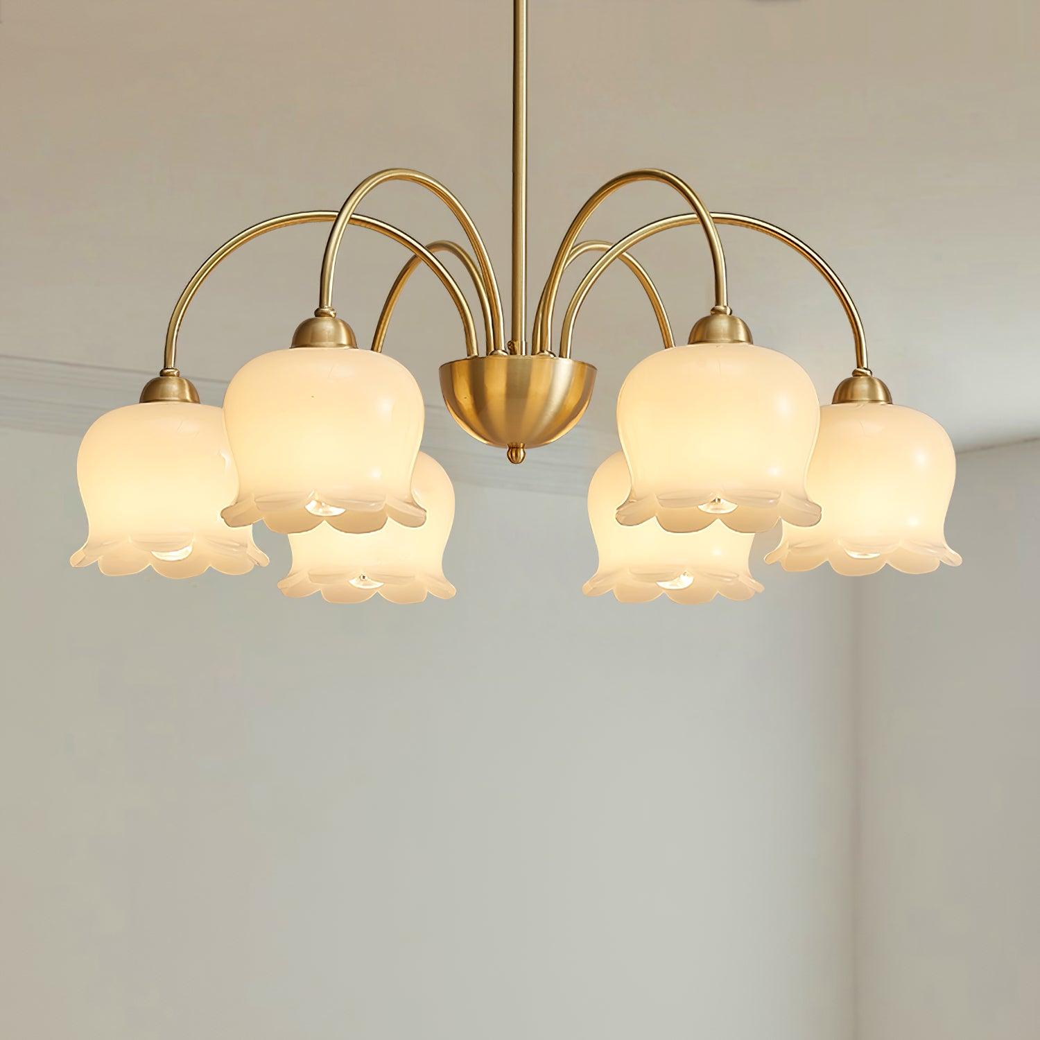 Fionel Lustre en Verre Pétale Floral - Neutralighting