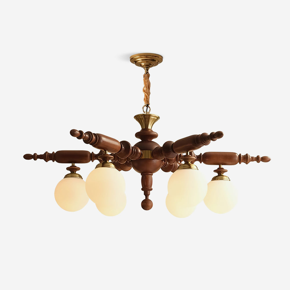 Juvian Wooden Chandelier - Letslighting