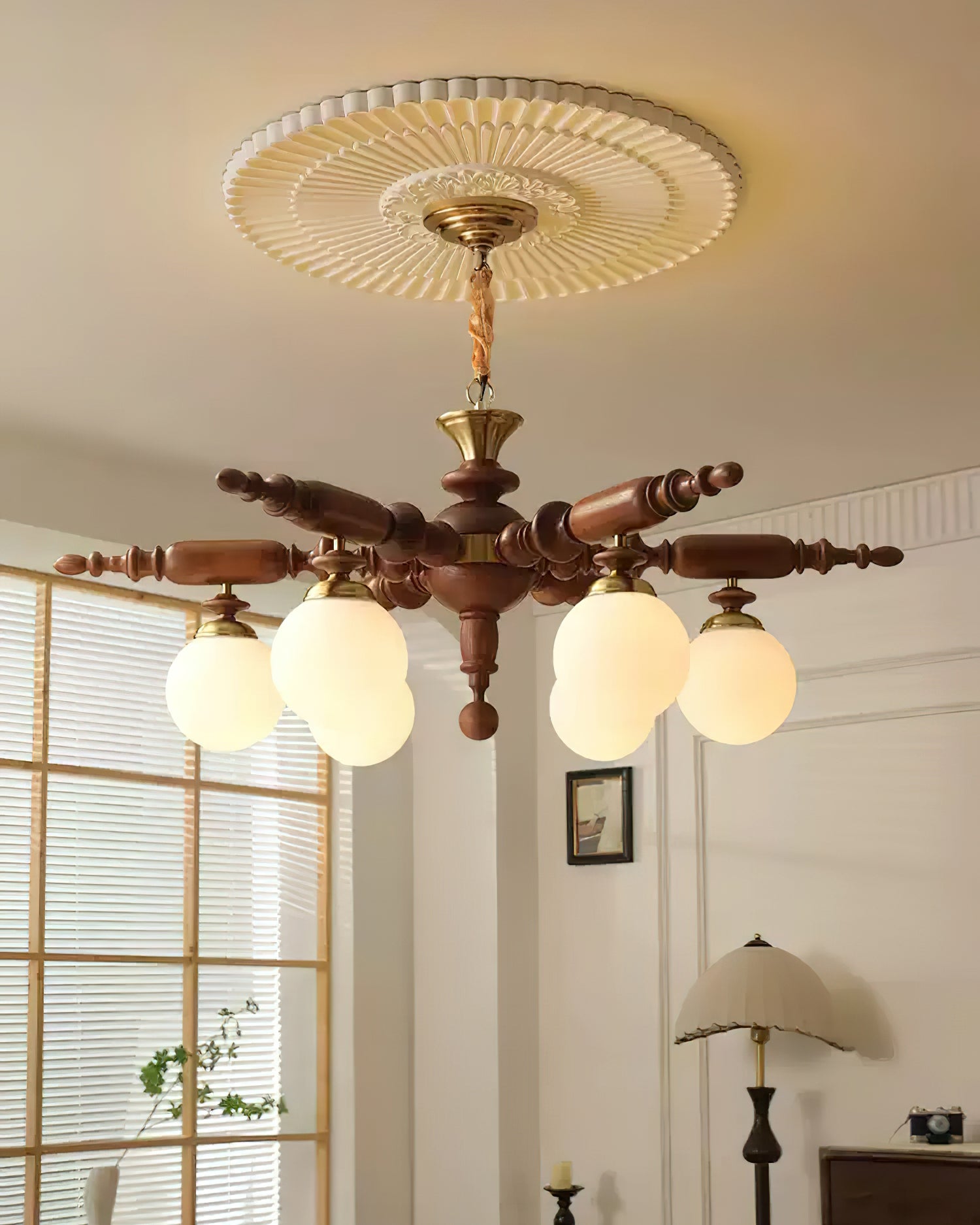 Juvian Wooden Chandelier - Letslighting