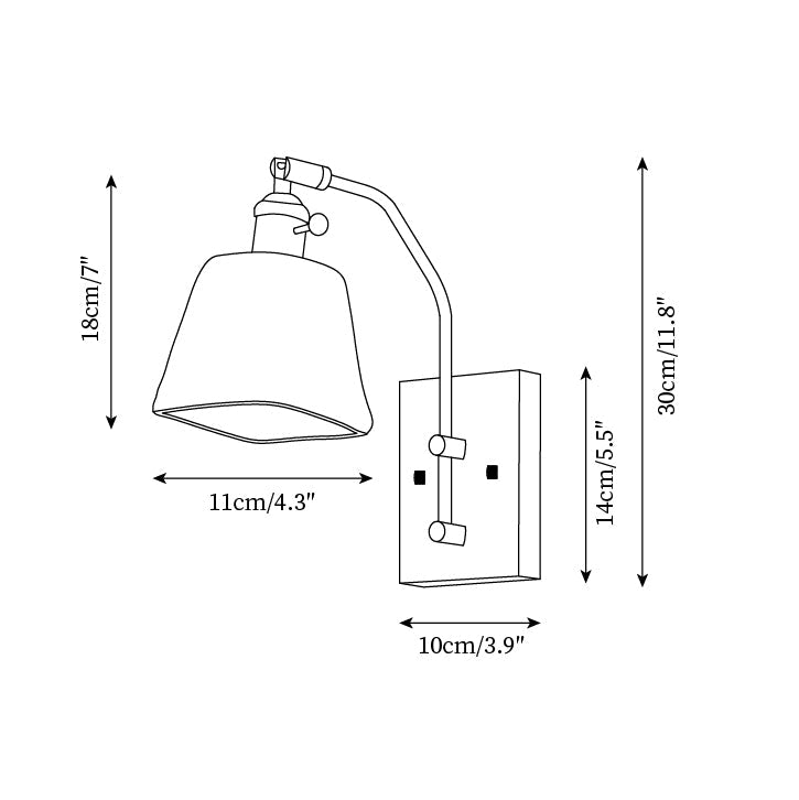 Wall Lamp Brass and Glass with Wood Backplate Vintage Artisan - Letslighting