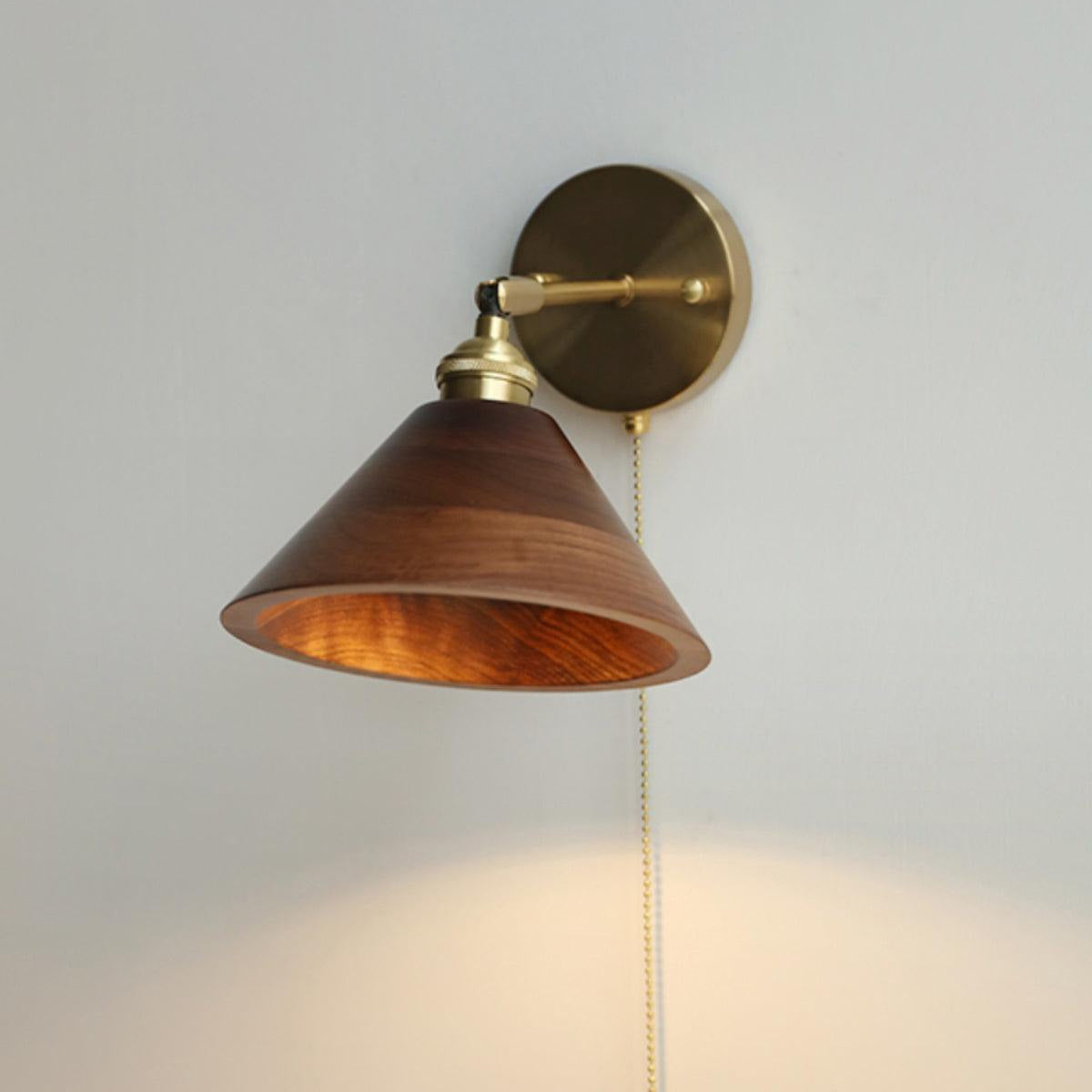Eira Applique Murale Vintage avec Interrupteur à Chaînette - Neutralighting