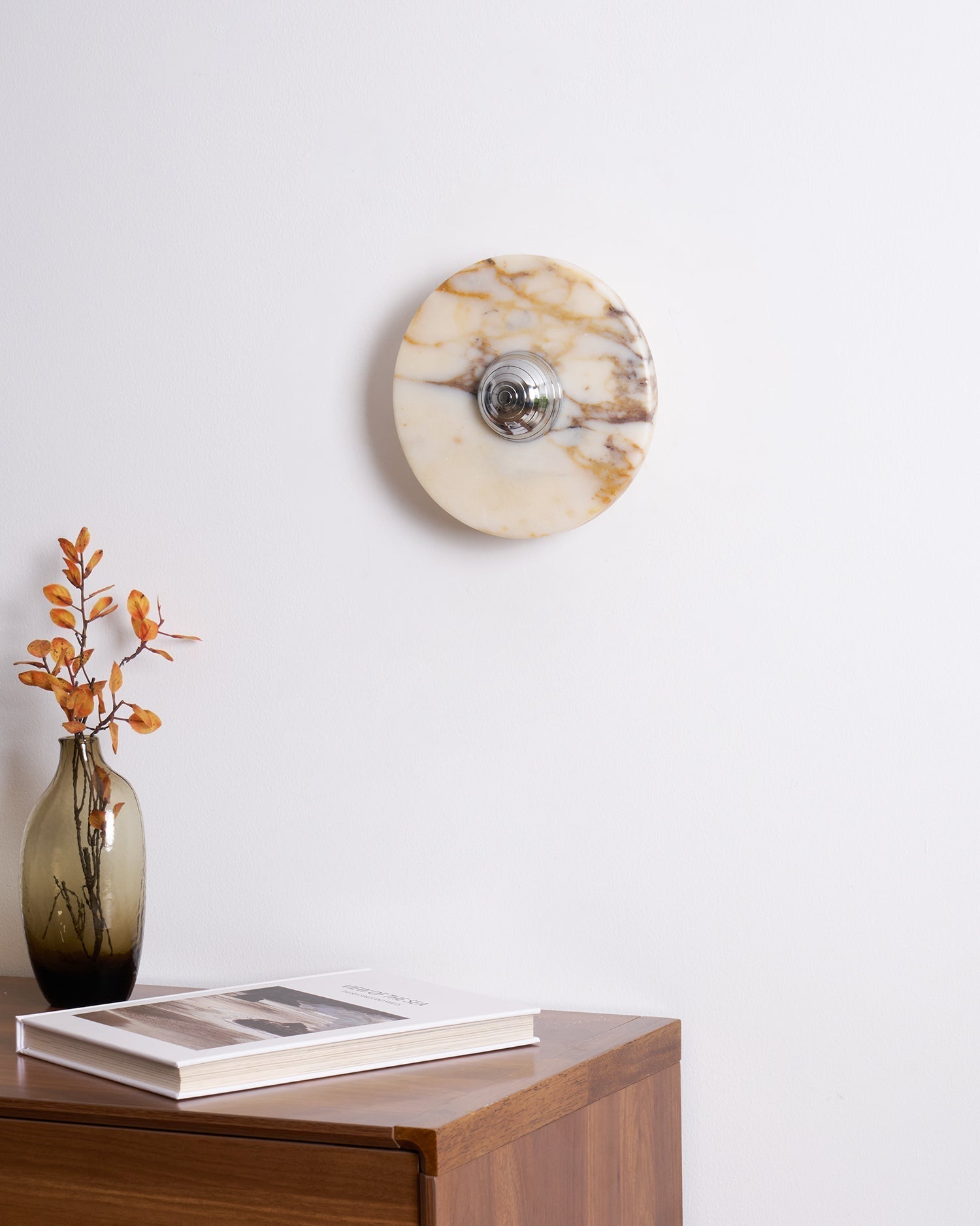 Sfera Applique Murale Moderne LED Disque en Marbre - Neutralighting