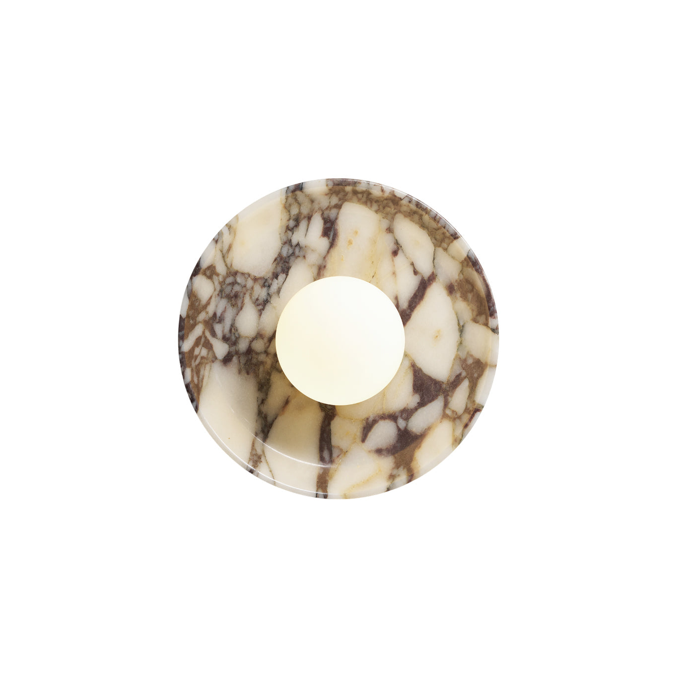 Cacariel Modern Minimalist Marble Glass Wall Lamp - Lamp Copper