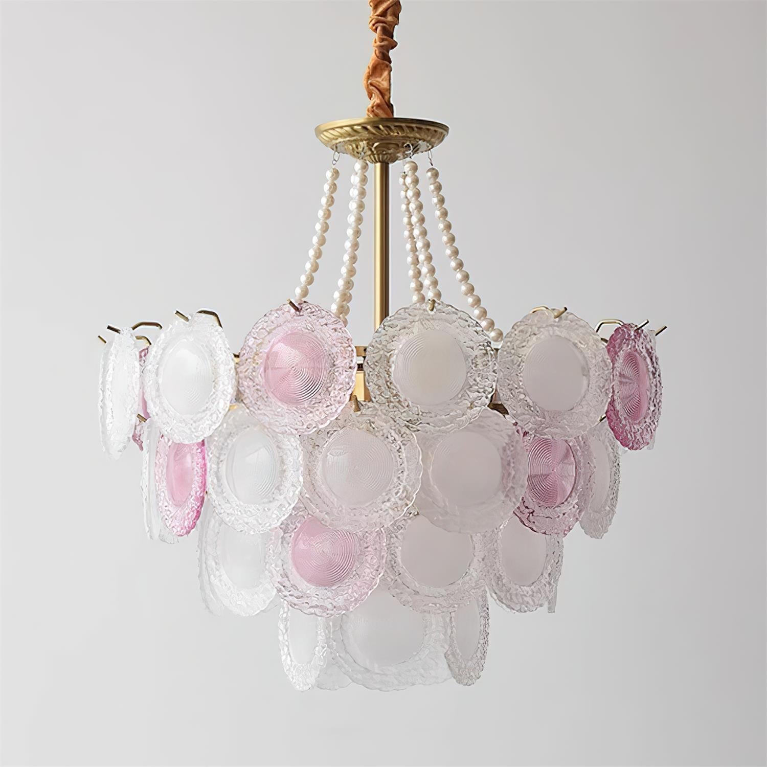 Violaire Lustre Disques Clairs Rose Poudré - Neutralighting