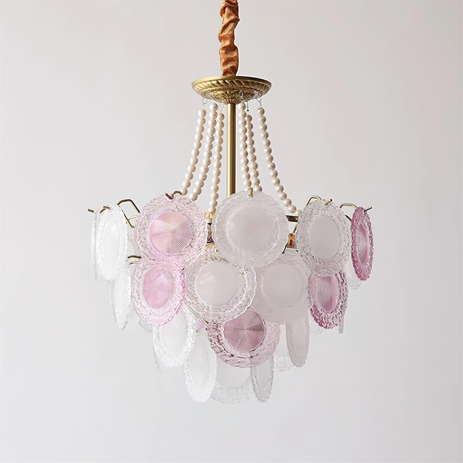 Violaire Lustre Disques Clairs Rose Poudré - Neutralighting