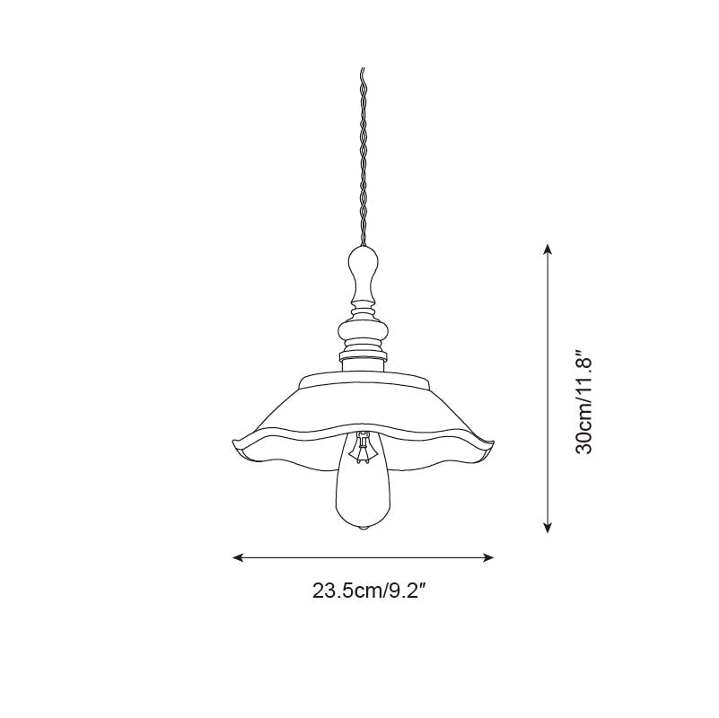 Violla Lampe Pendante Céramique Vintage - Neutralighting