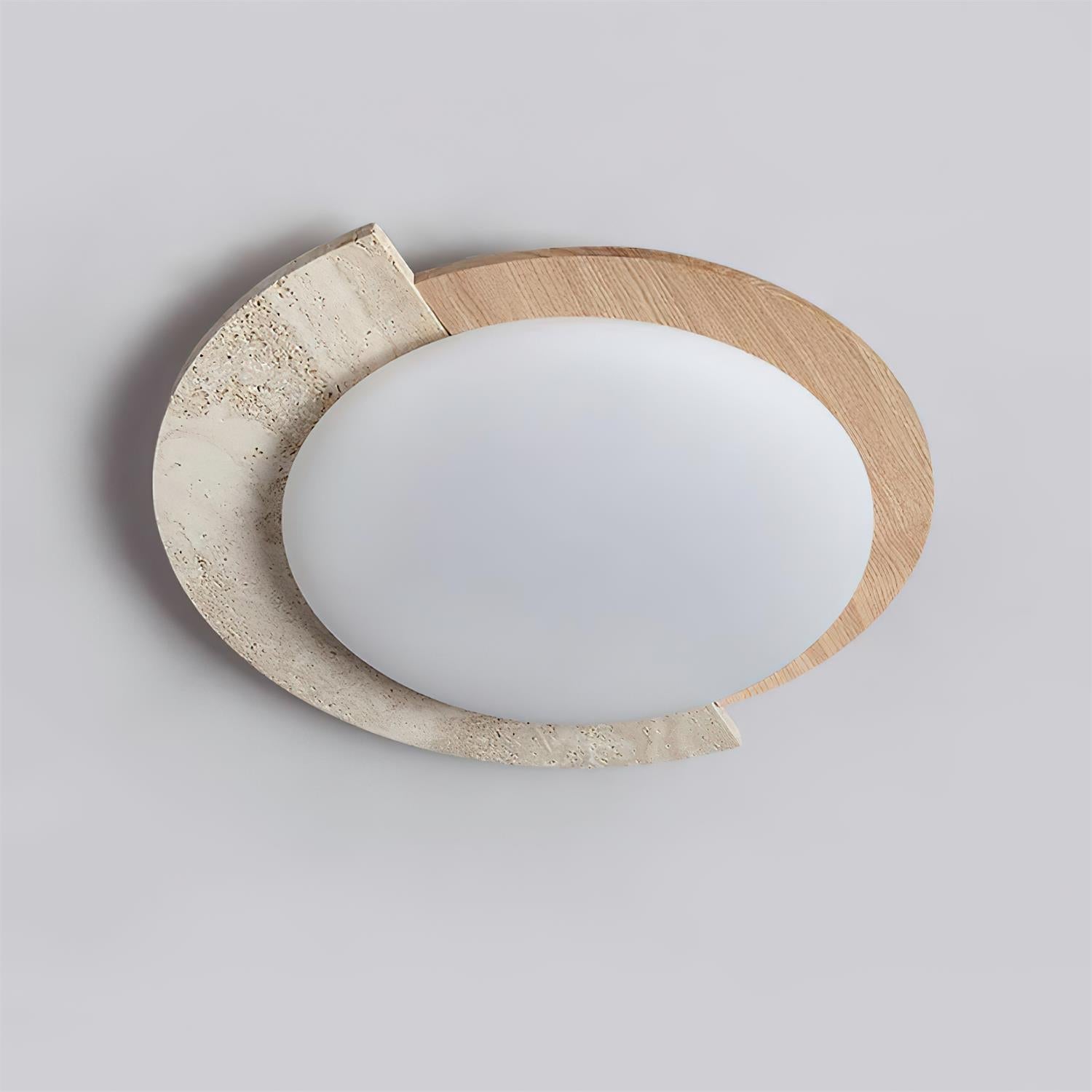Ritta Plafonnier Ovale LED Travertin - Neutralighting