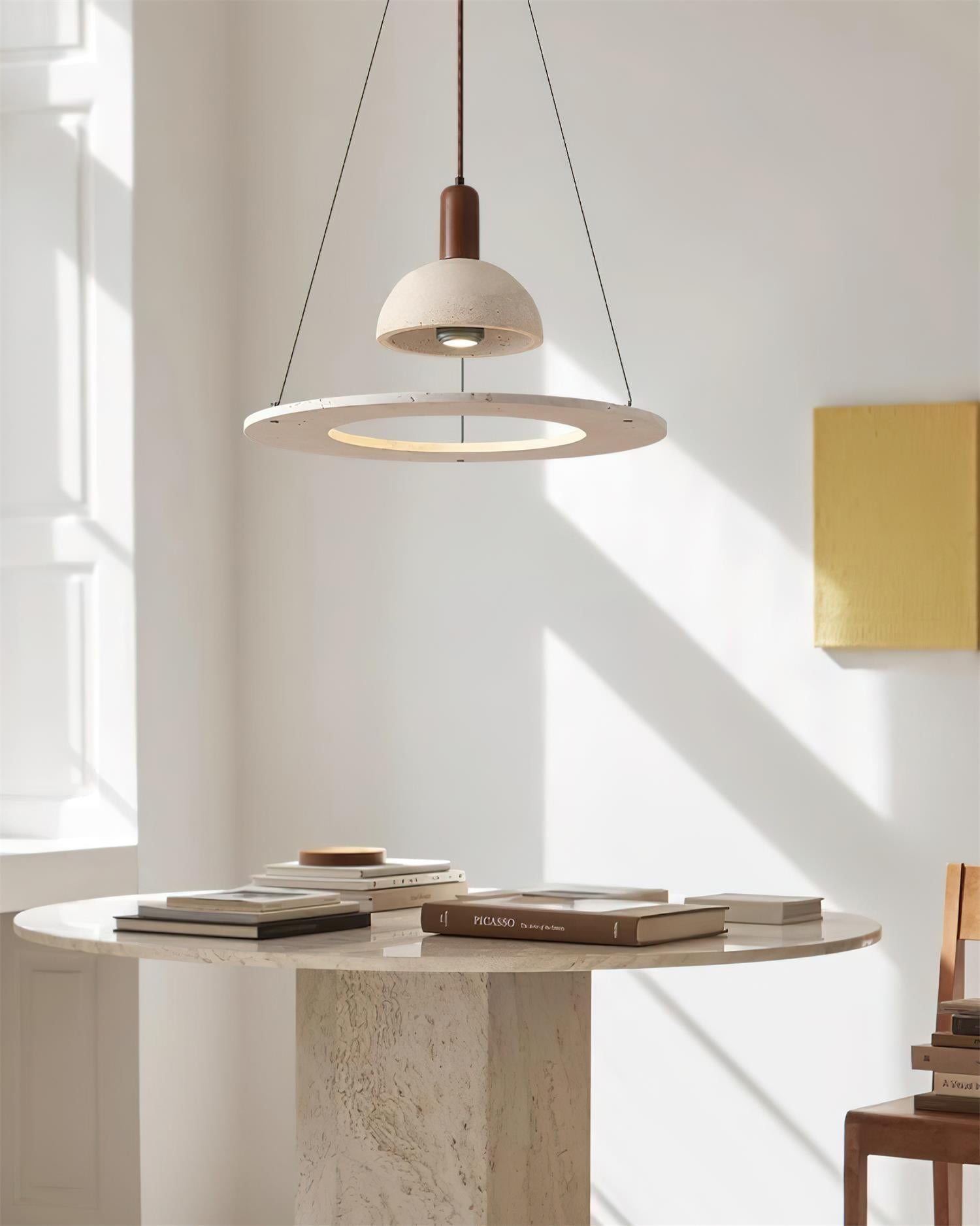 Ritta Lampe Pendante Moderne en Travertin - Neutralighting
