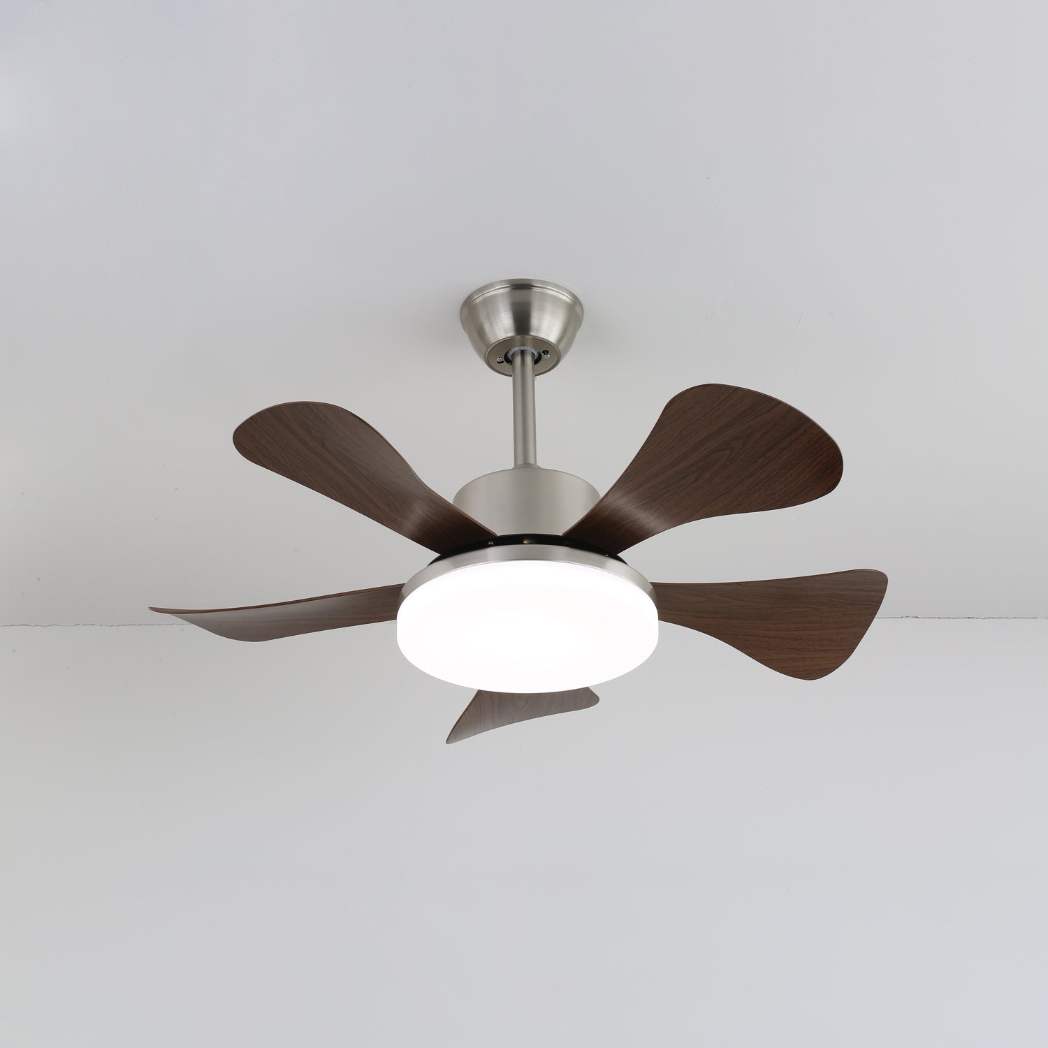Plafonnier Ventilateur Moderne Aveline en Bois avec télécommande