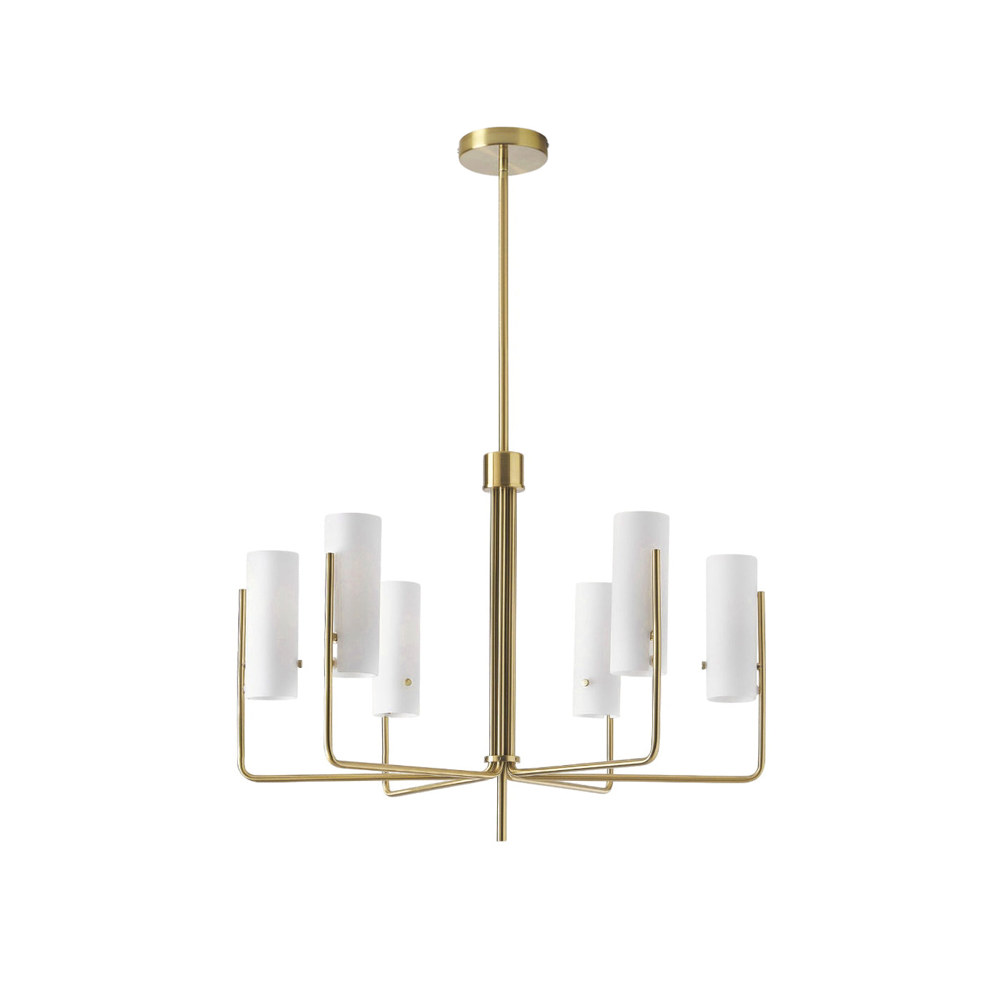 Ivraeus Lustre Vintage Industriel Laiton Verre - Neutralighting