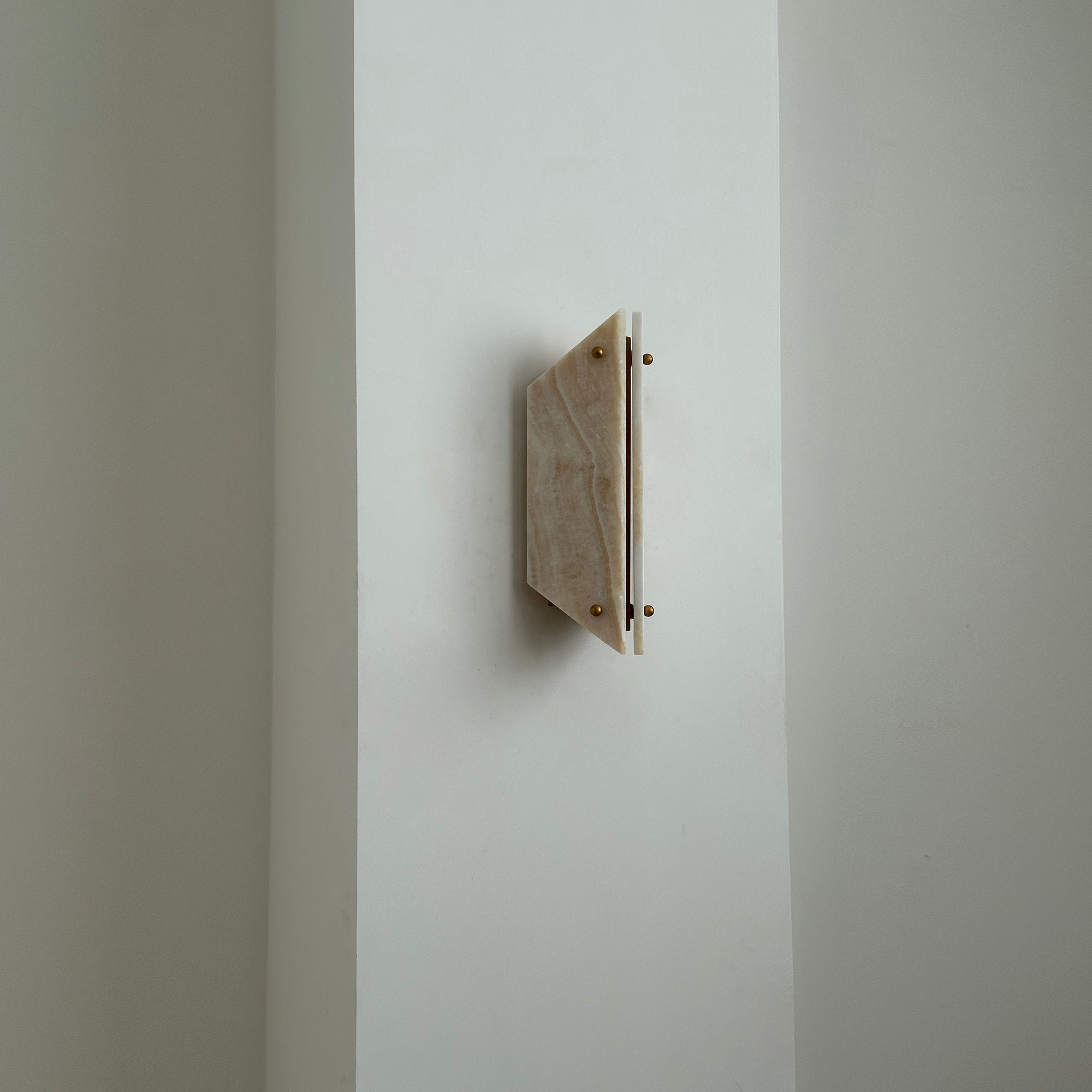 Elaeira Individual Creativity Stone Alabaster Wall Lamp - Lamp Copper