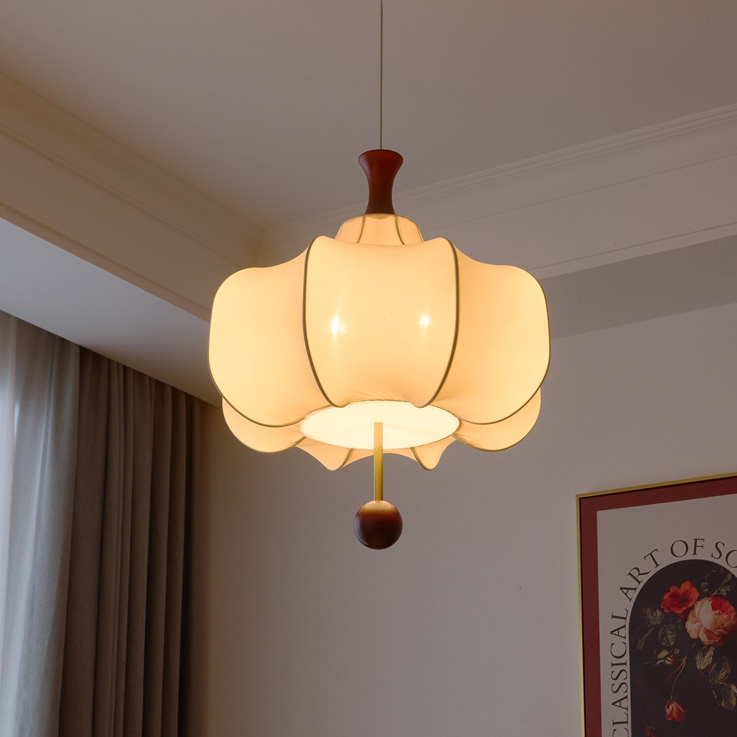 Venoryra Lampe Pendante Cloud Bois Premium Élégance - Neutralighting