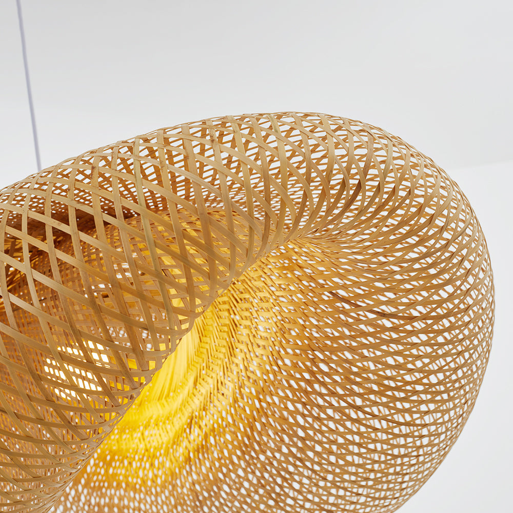 Rinwa Suspension Nuage Bohème. Bambou. Bois. Salon