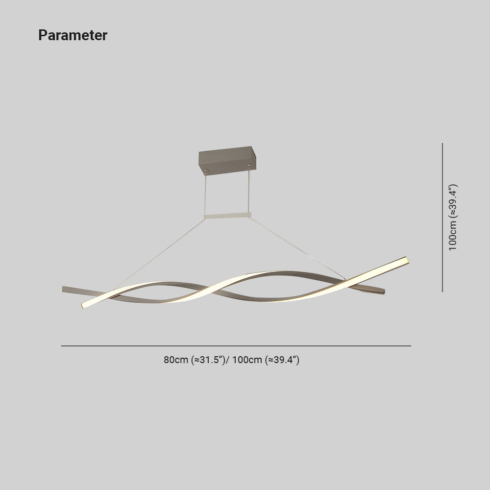 Arisha Luminaires Suspension Linéaire LED Salon Salle à manger - Neutralighting