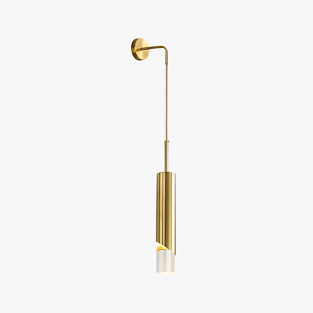 Ray Applique Murale LED Moderne Métal/Acrylique Noir/Or Chambre - Neutralighting