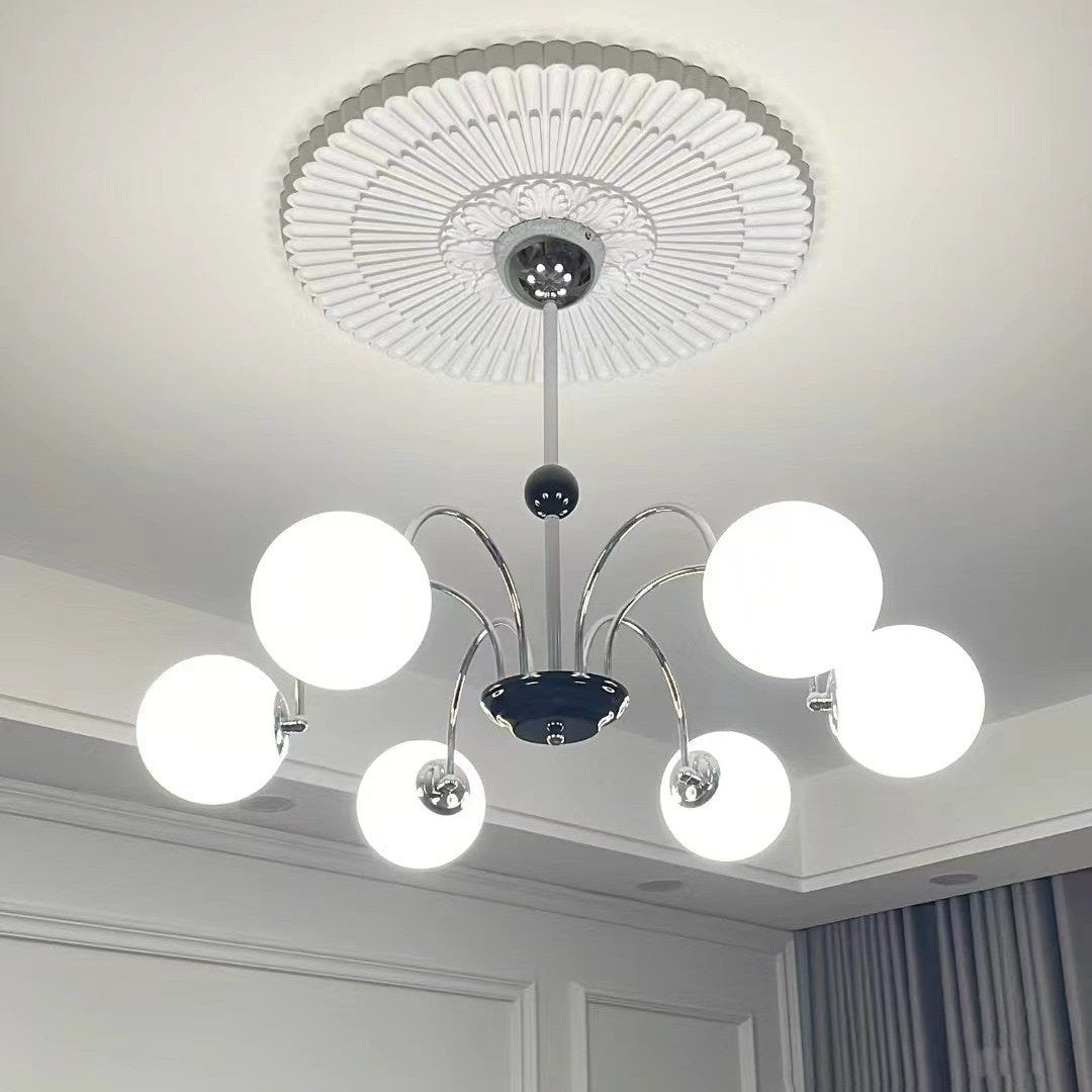 Valentina Luminaires Suspension LED Design Argent/Or Salle à manger - Neutralighting