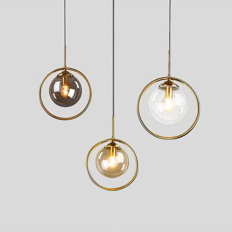 Zoey Luminaires Suspension. Verre & Métal - Neutralighting