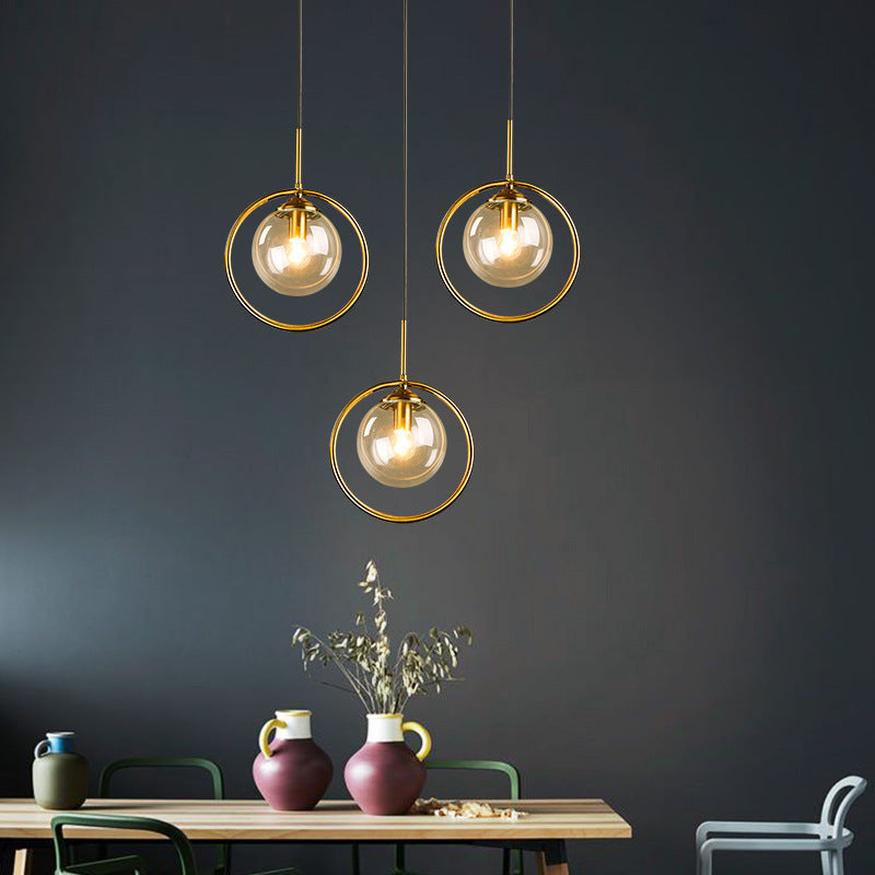 Zoey Luminaires Suspension. Verre & Métal - Neutralighting