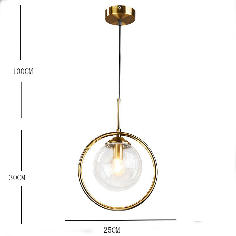 Zoey Luminaires Suspension. Verre & Métal - Neutralighting
