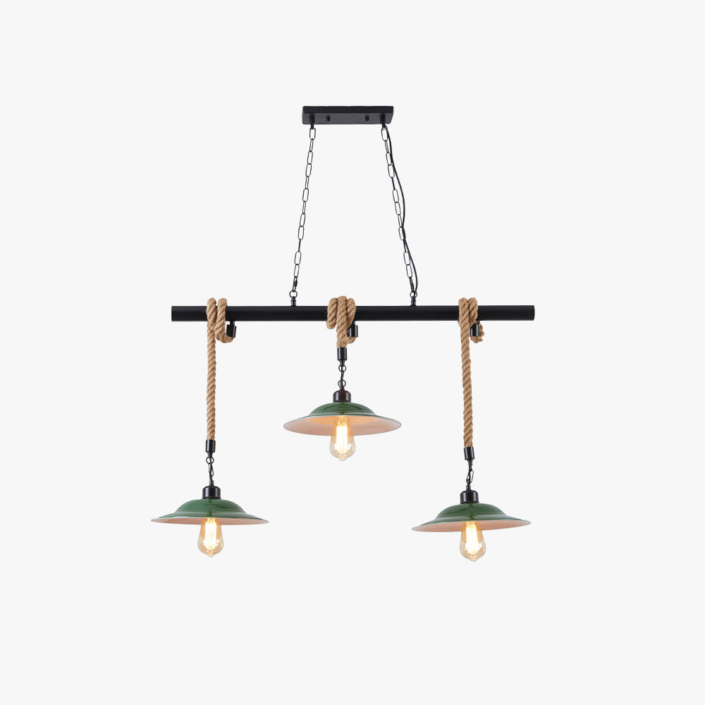 Epoch Vintage LED Suspension Vert Métal Cuisine/Salon/Salle À Manger - Neutralighting