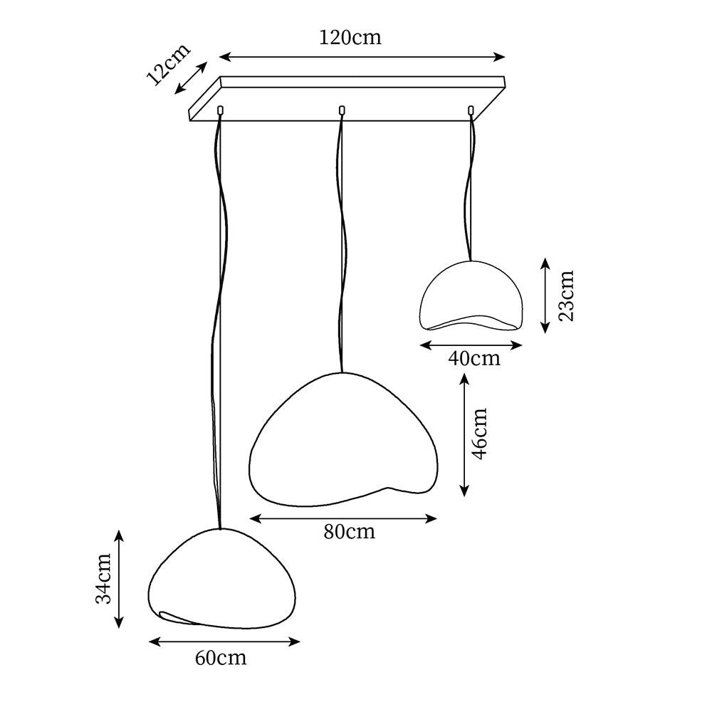 Luxor Chandelier Artistique Minimaliste Wabi-Sabi - Neutralighting