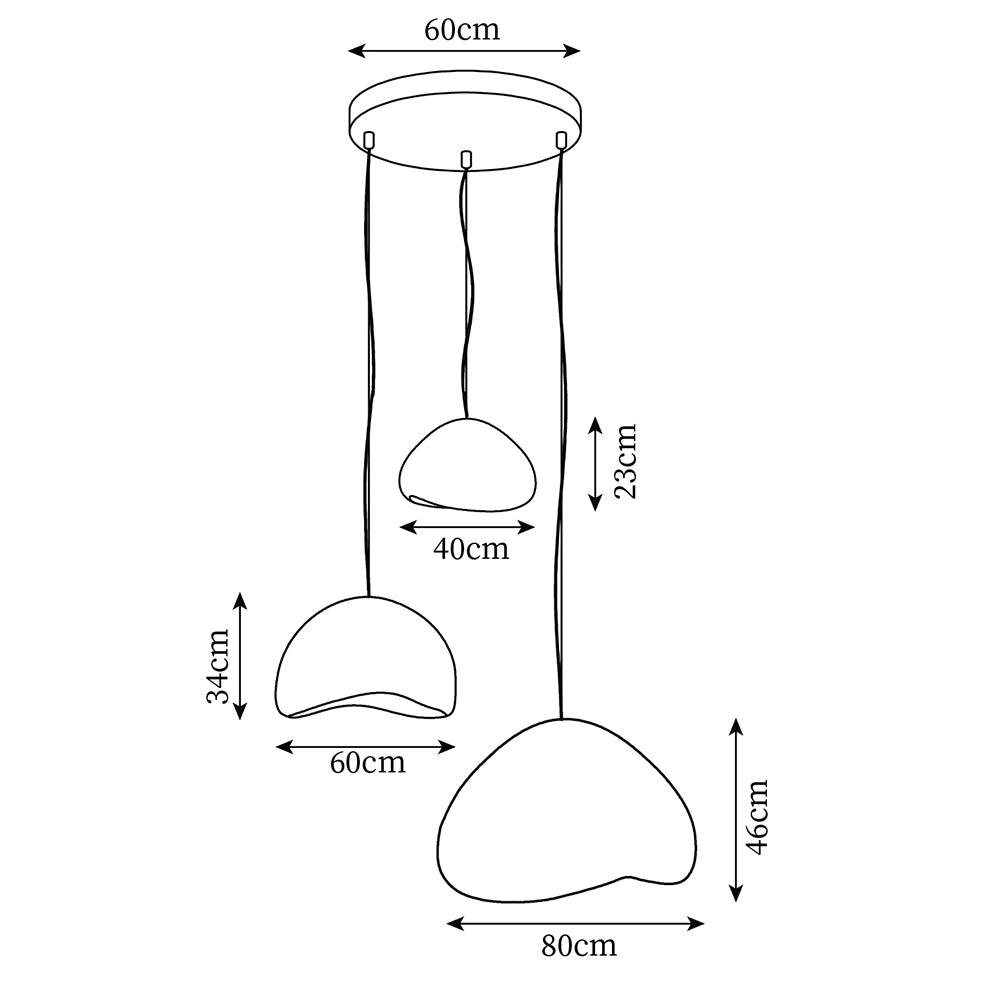 Luxor Chandelier Artistique Minimaliste Wabi-Sabi - Neutralighting