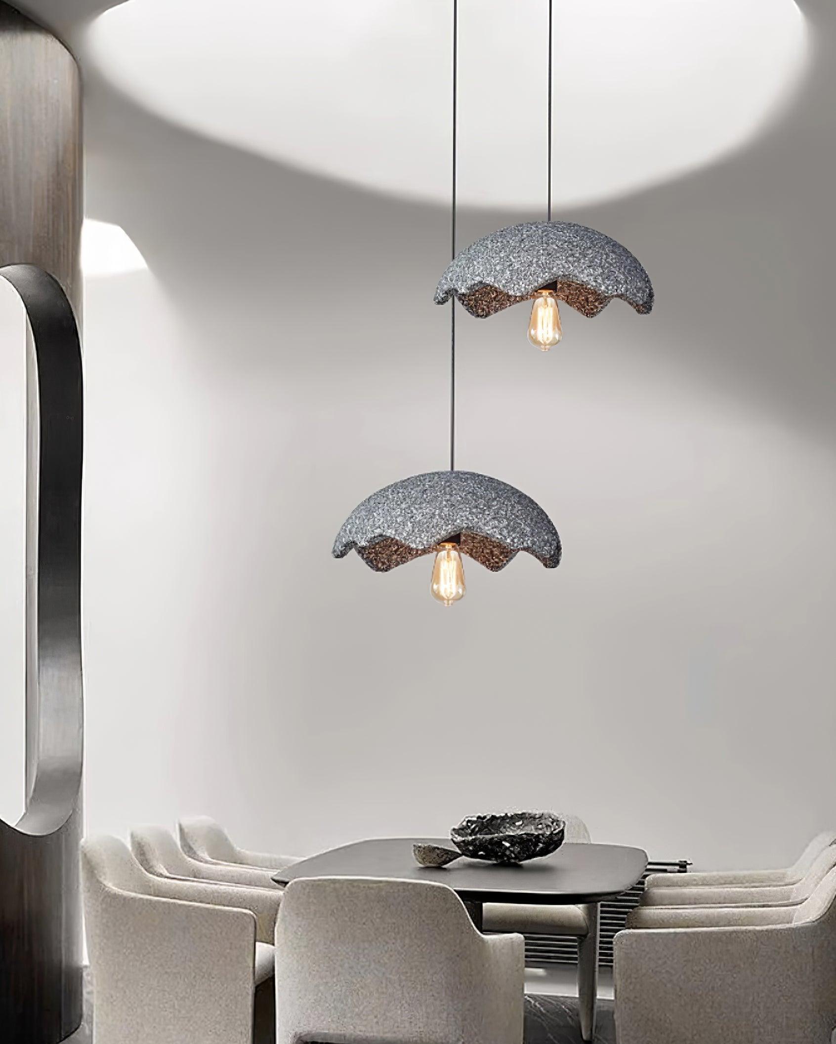 Zuko Lampe Pendante Évasée Texturée Organique - Neutralighting