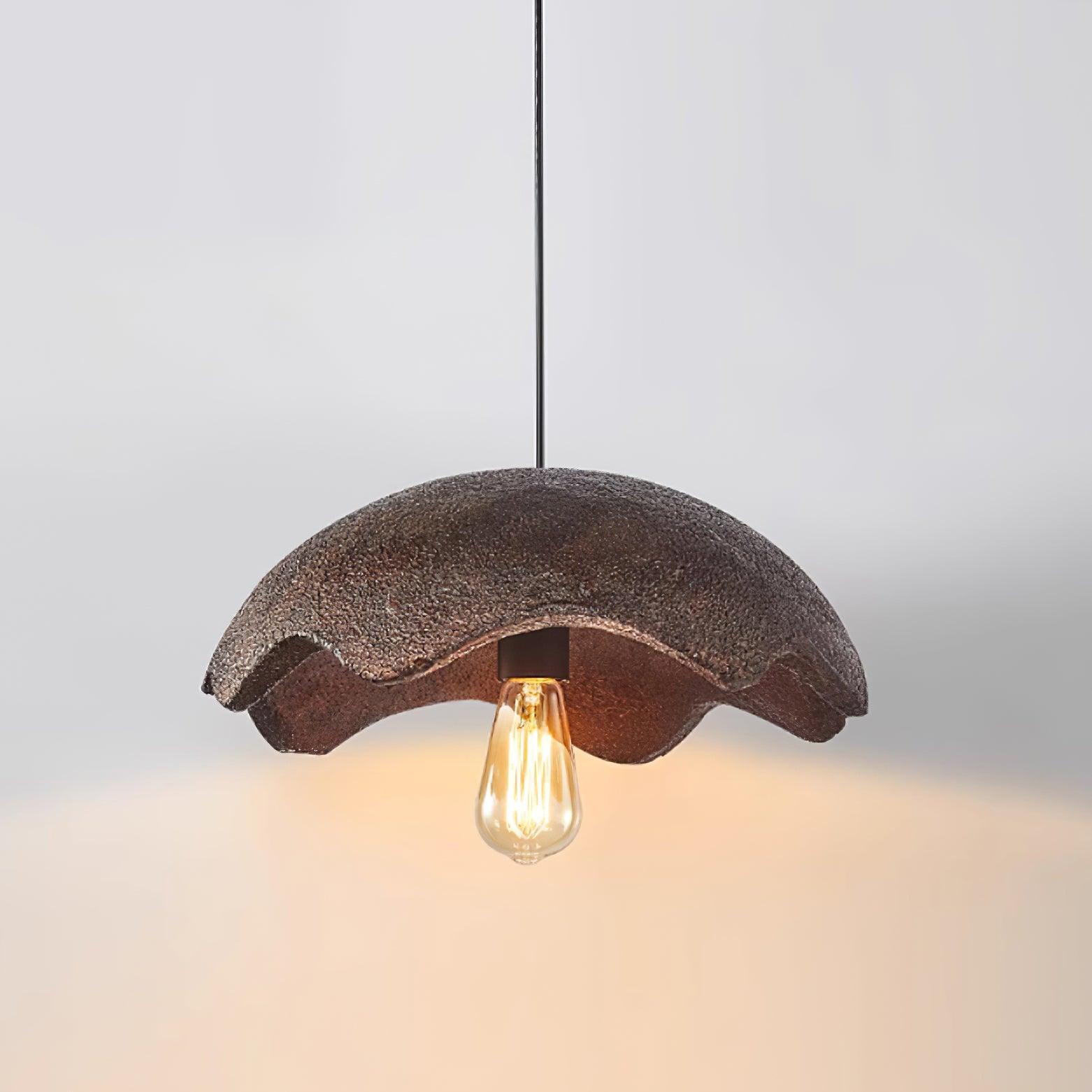 Zuko Lampe Pendante Évasée Texturée Organique - Neutralighting
