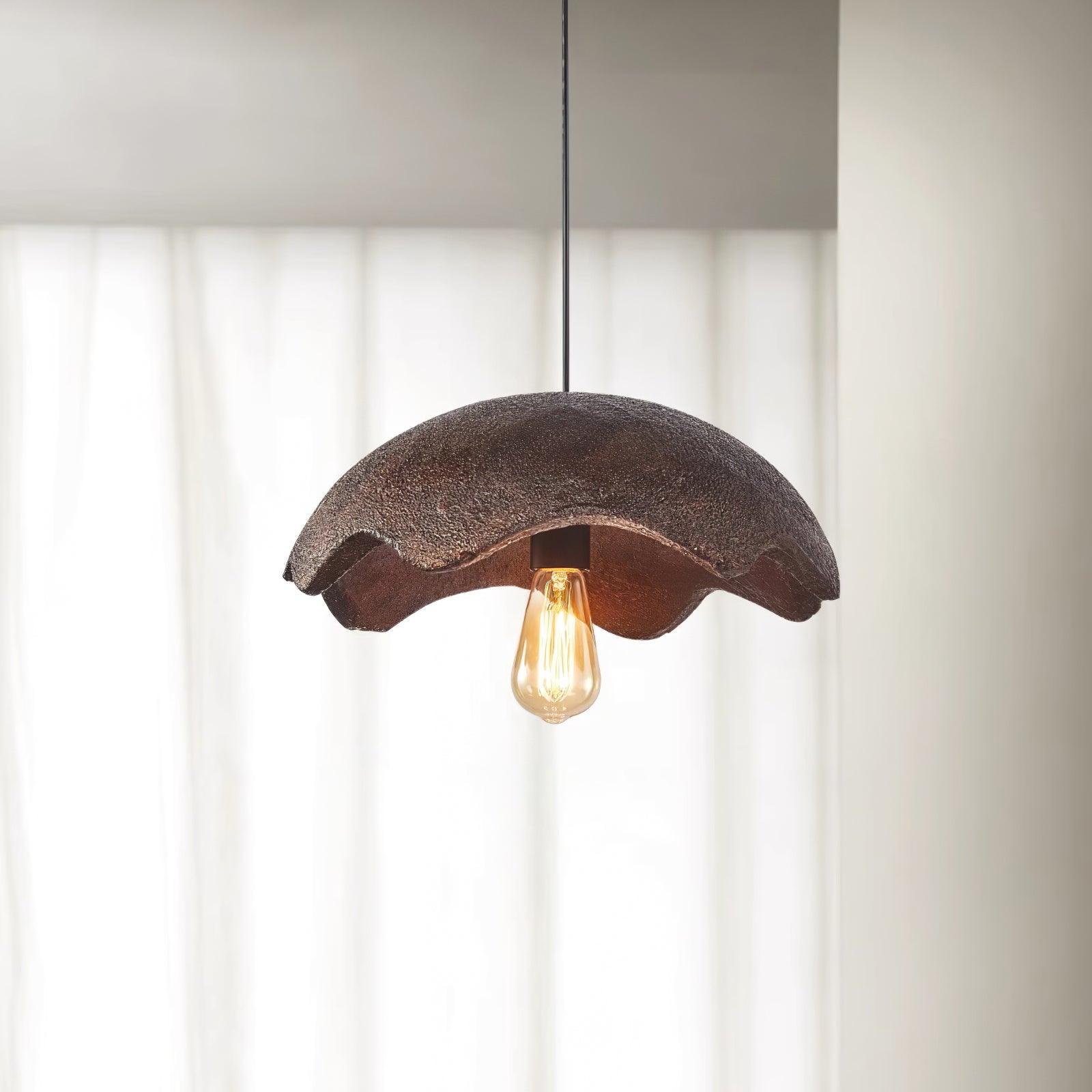 Zuko Lampe Pendante Évasée Texturée Organique - Neutralighting