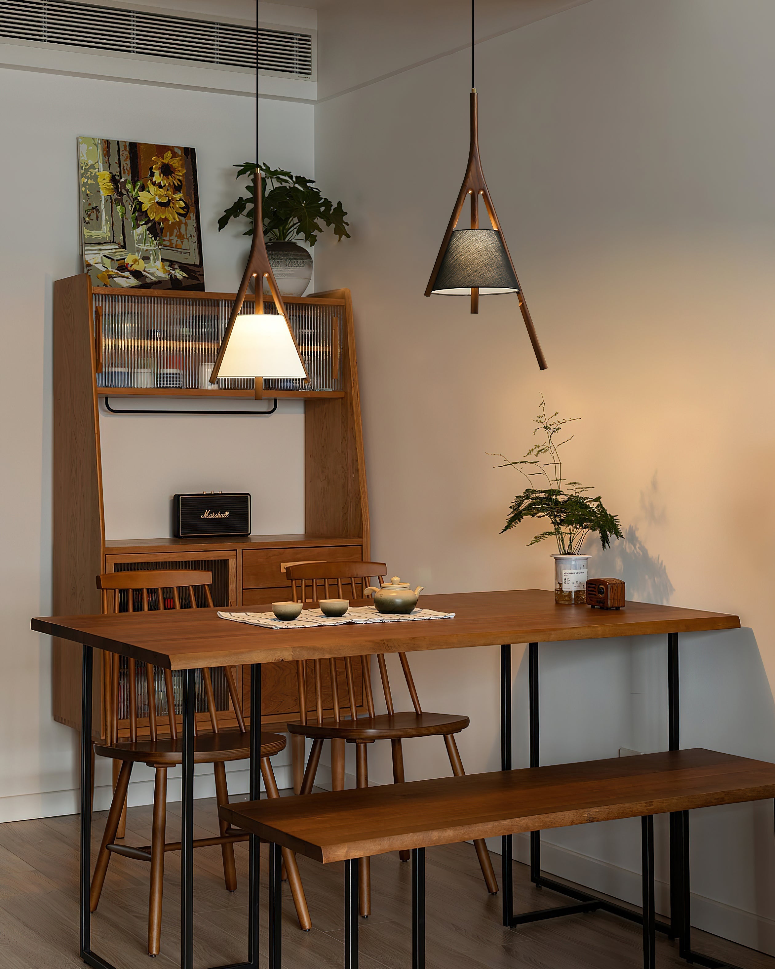 Haven Wood Pendant Light - Letslighting